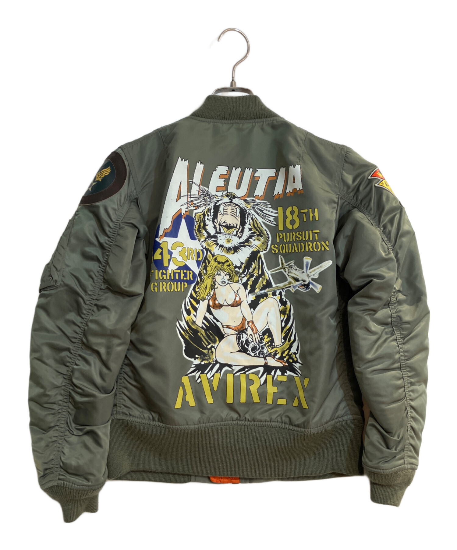 【YF-29】AVIREX MA-1ジャケット Mサイズ オリーブグリーン YF-29】AVIREX MA-1ジャケット Mサイズ オリーブグリーン YF-29