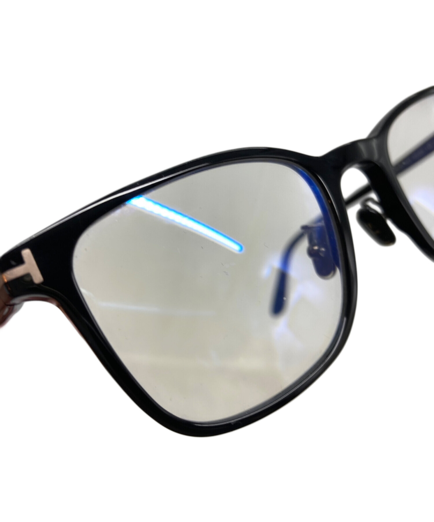 ト*ー様 TOMFORD トムフォードTF432F 52G BEAU ウェリント 中古・古着通販】TOM FORD (トムフォード) ウェリントン ブルーライト