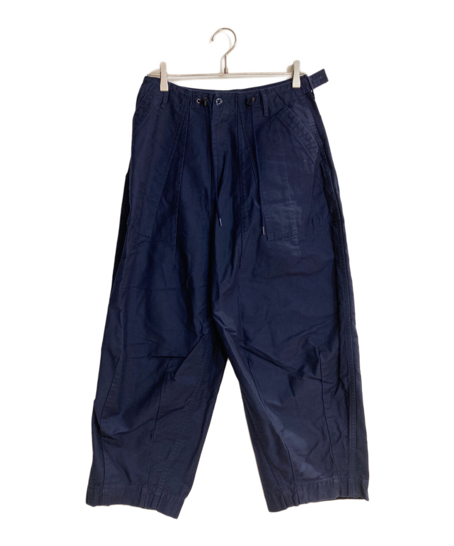 希少美品 Needles H.D. pant FATIGUE ネイビー 中古・古着通販】Needles (ニードルズ) H.D Pant -Fatigue ネイビー