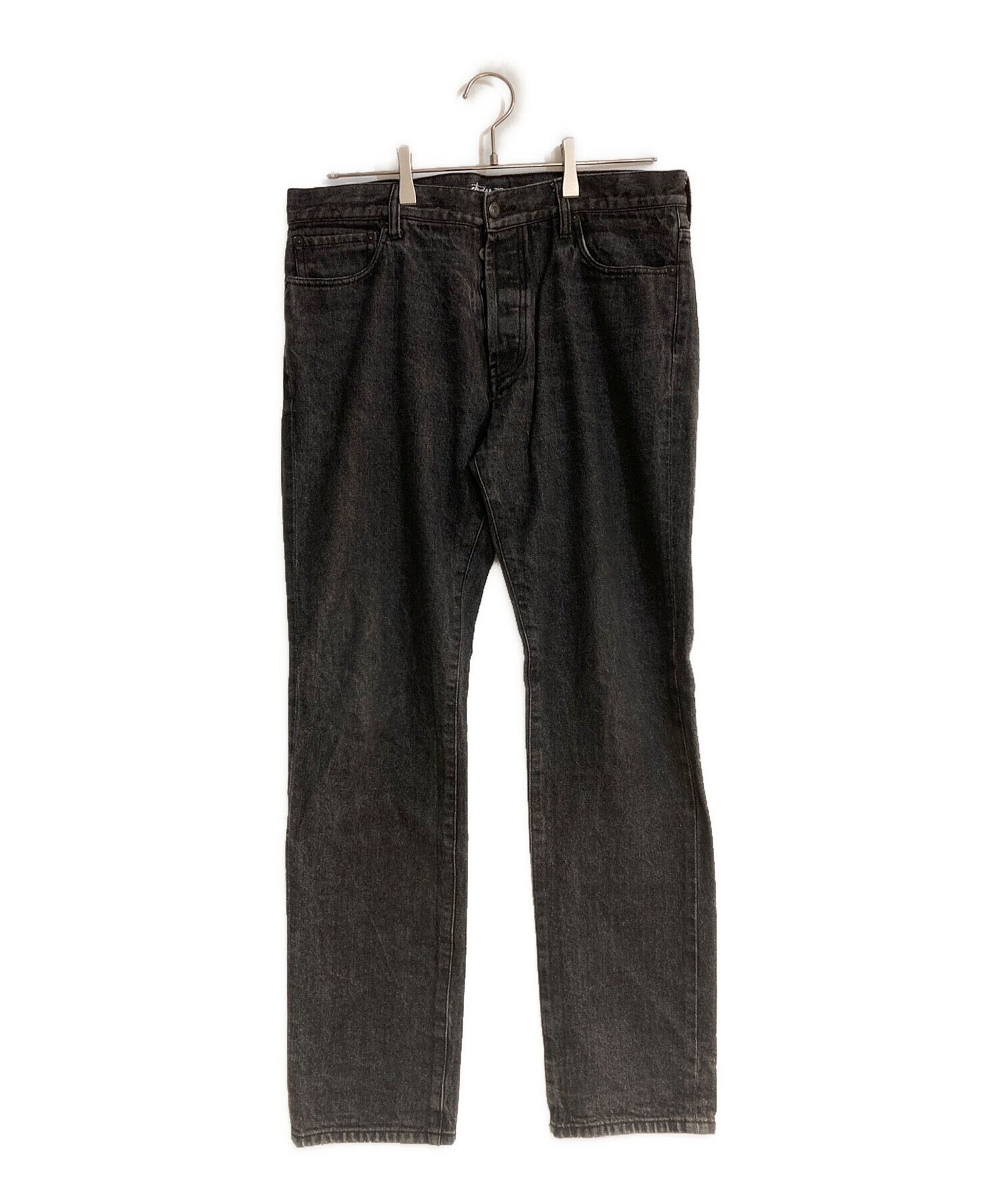 中古・古着通販】stussy (ステューシー) テーパードブラックデニム