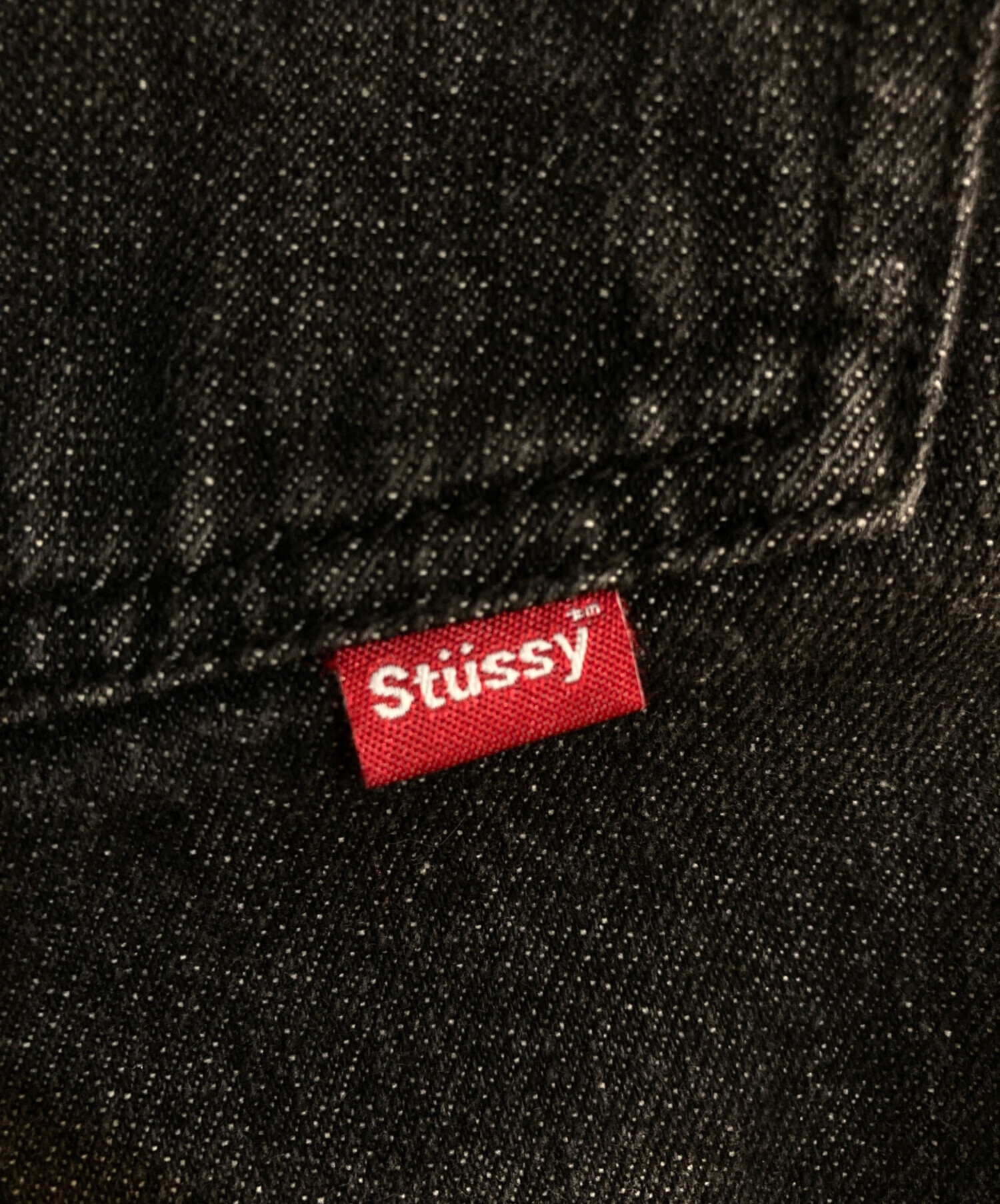 中古・古着通販】stussy (ステューシー) テーパードブラックデニム