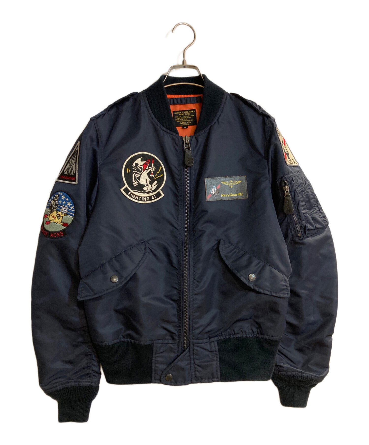 中古・古着通販】AVIREX (アヴィレックス) L-2B ブラックエース