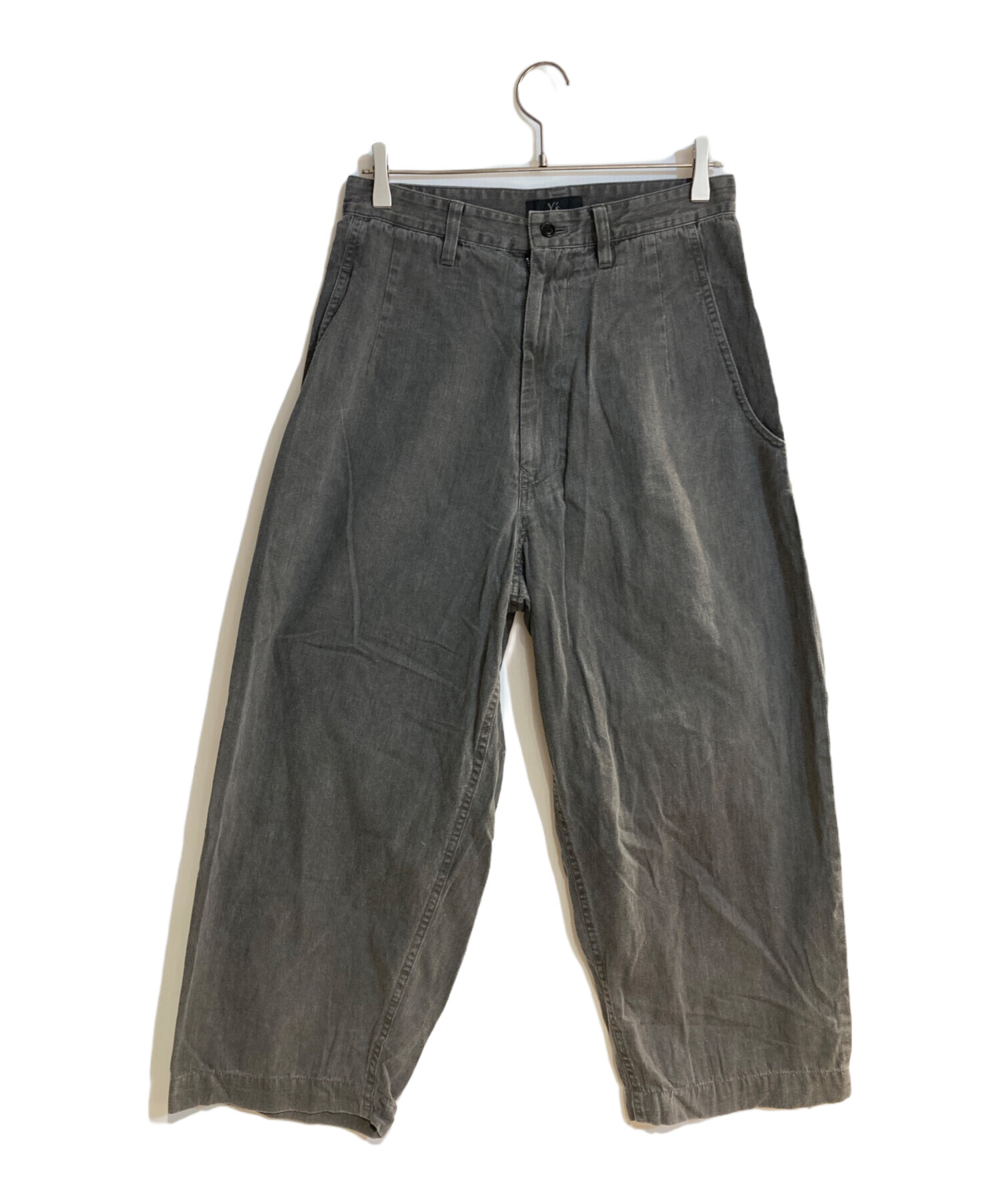 中古・古着通販】Y's (ワイズ) デニムパンツ グレー サイズ:1