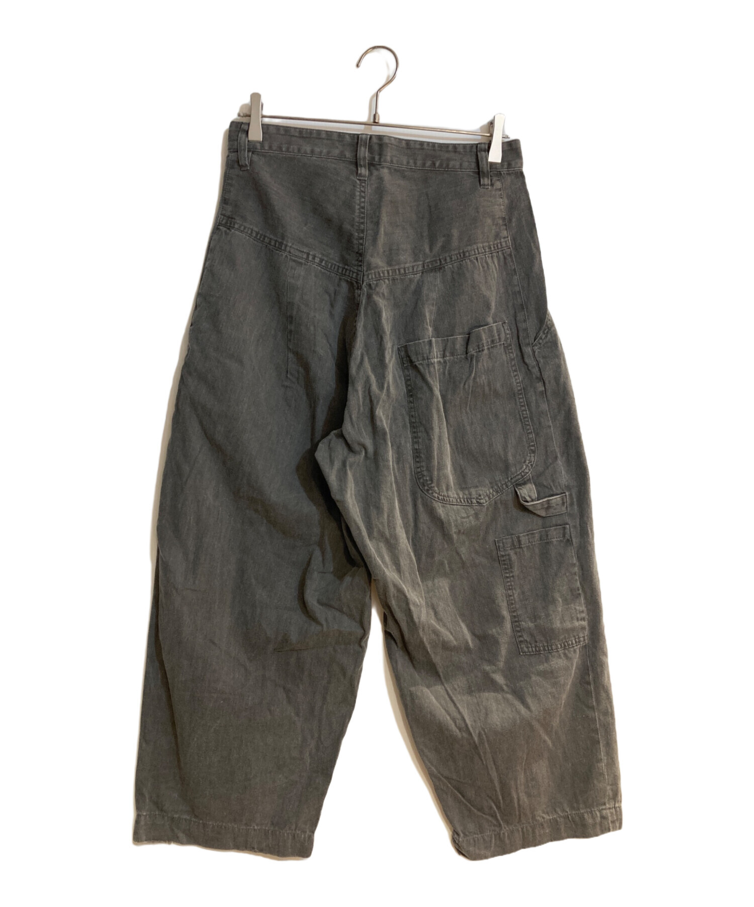 中古・古着通販】Y's (ワイズ) デニムパンツ グレー サイズ:1