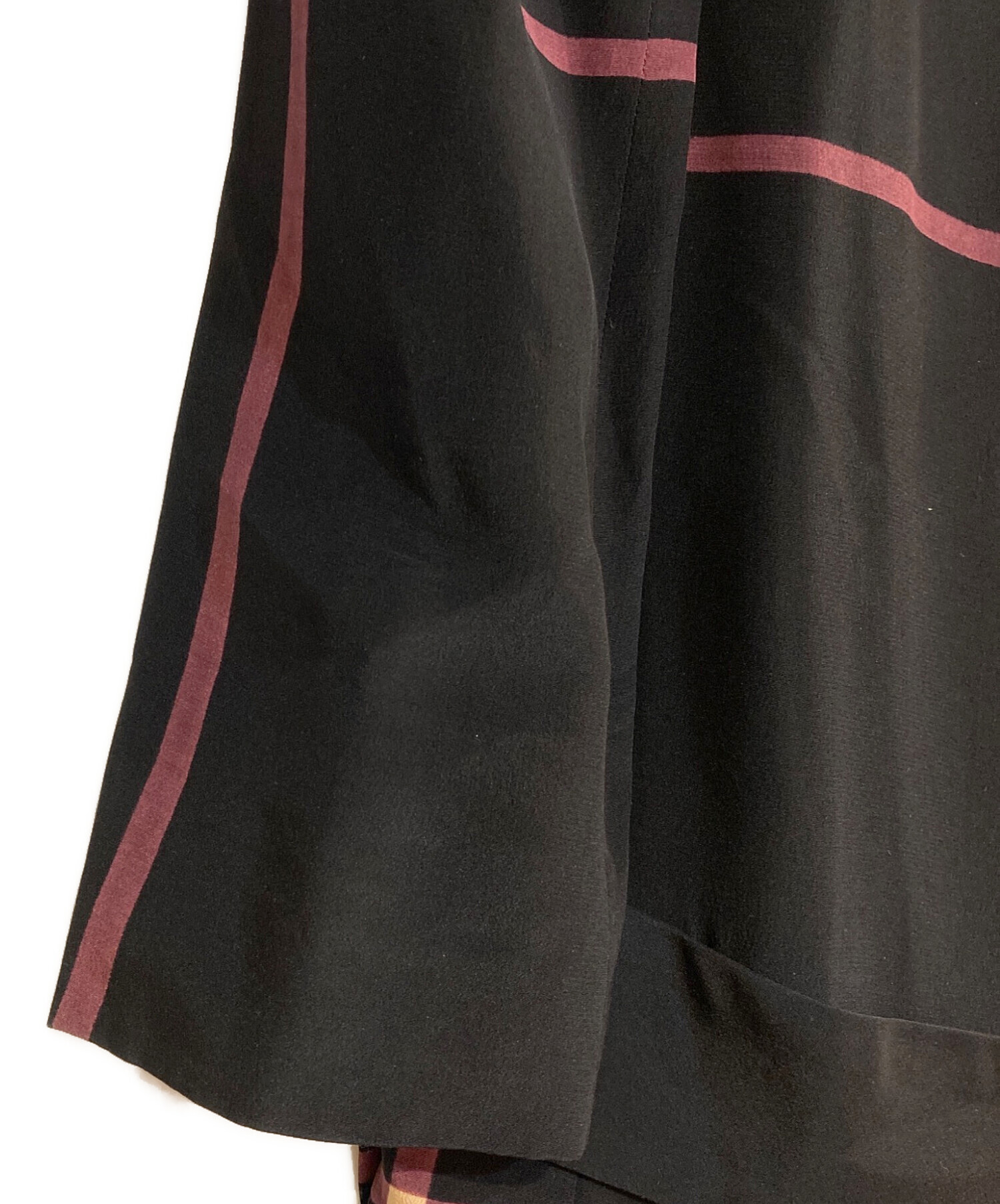 中古・古着通販】PRADA (プラダ) ボタンベルトシルクワンピース