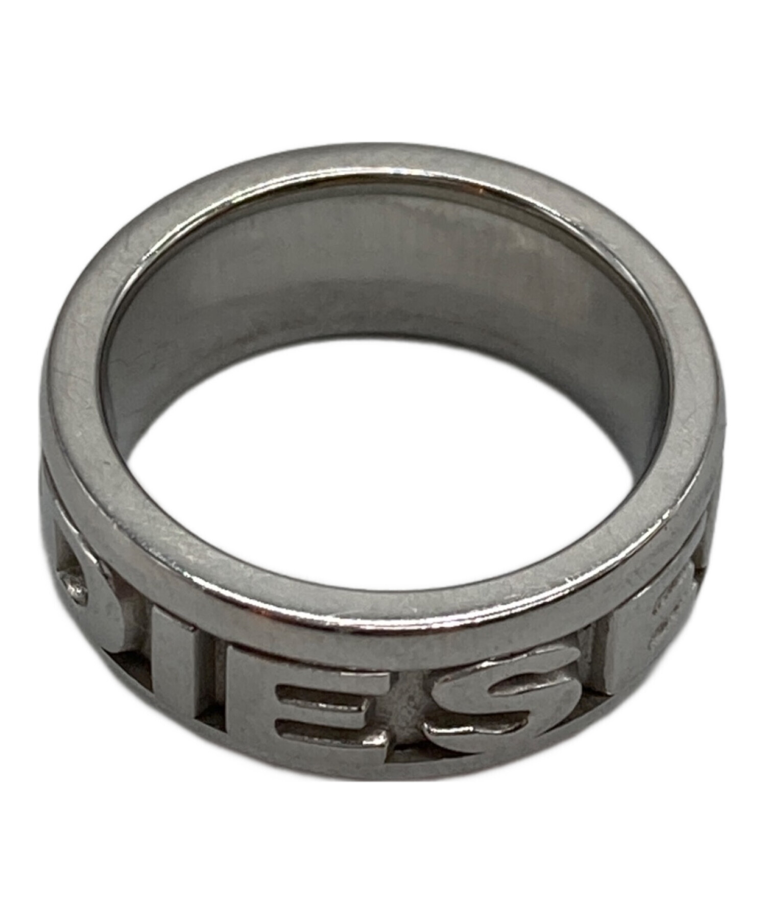 中古・古着通販】DIESEL (ディーゼル) ロゴリング シルバー サイズ:10 