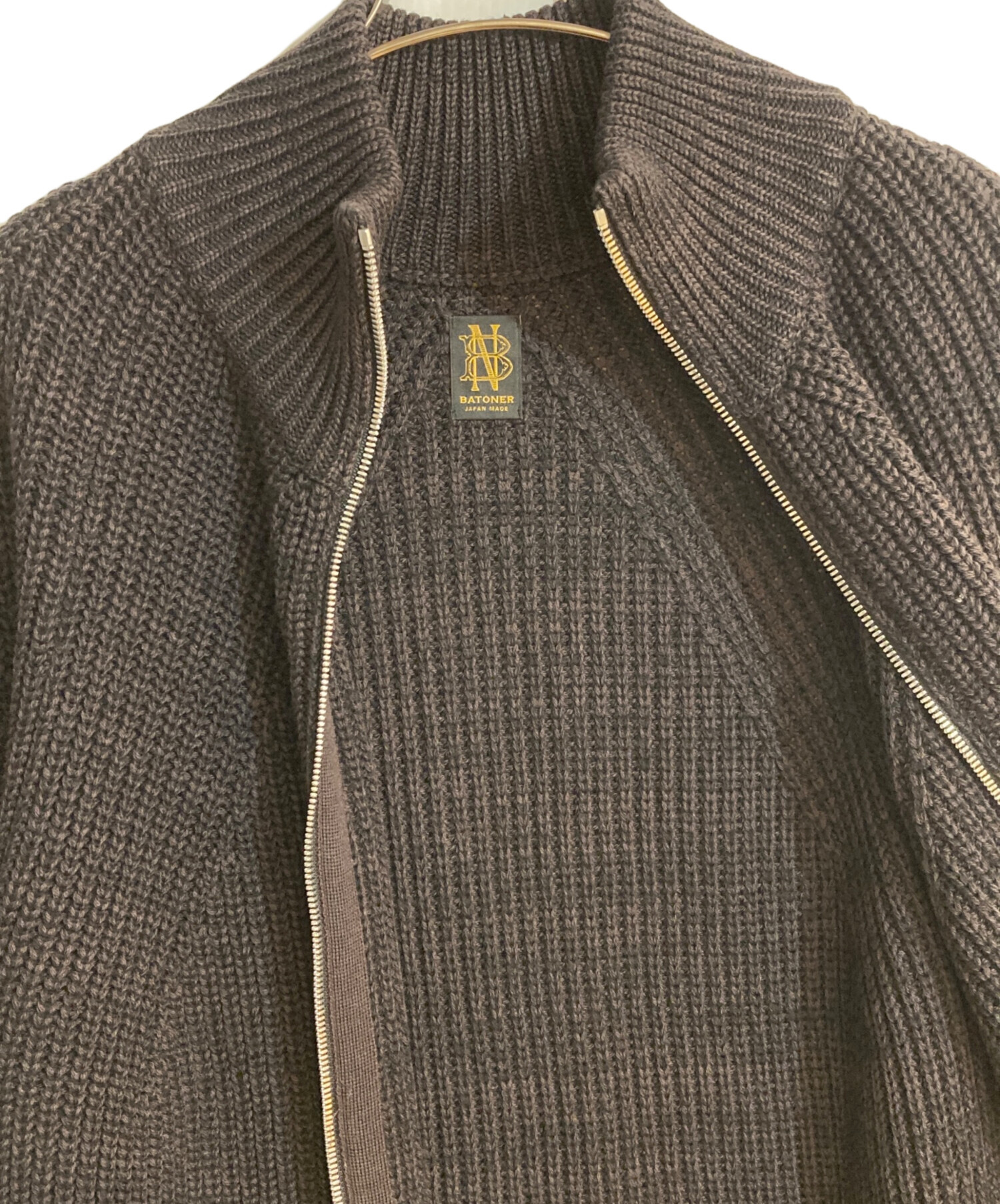 中古・古着通販】BATONER (バトナ―) SIGNATURE DRIVERS KNIT 