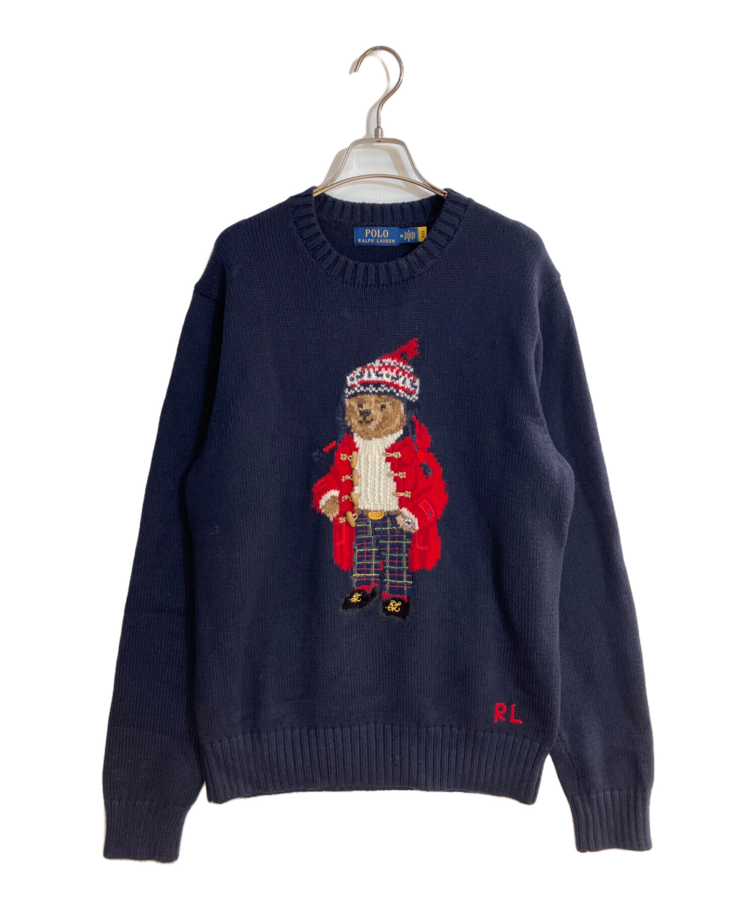 ポロラルフローレン ベア　刺繍　トレーナー　ネイビー　160 タグ付き未使用！ 中古・古着通販】POLO RALPH LAUREN (ポロ・ラルフローレン) ダッフル
