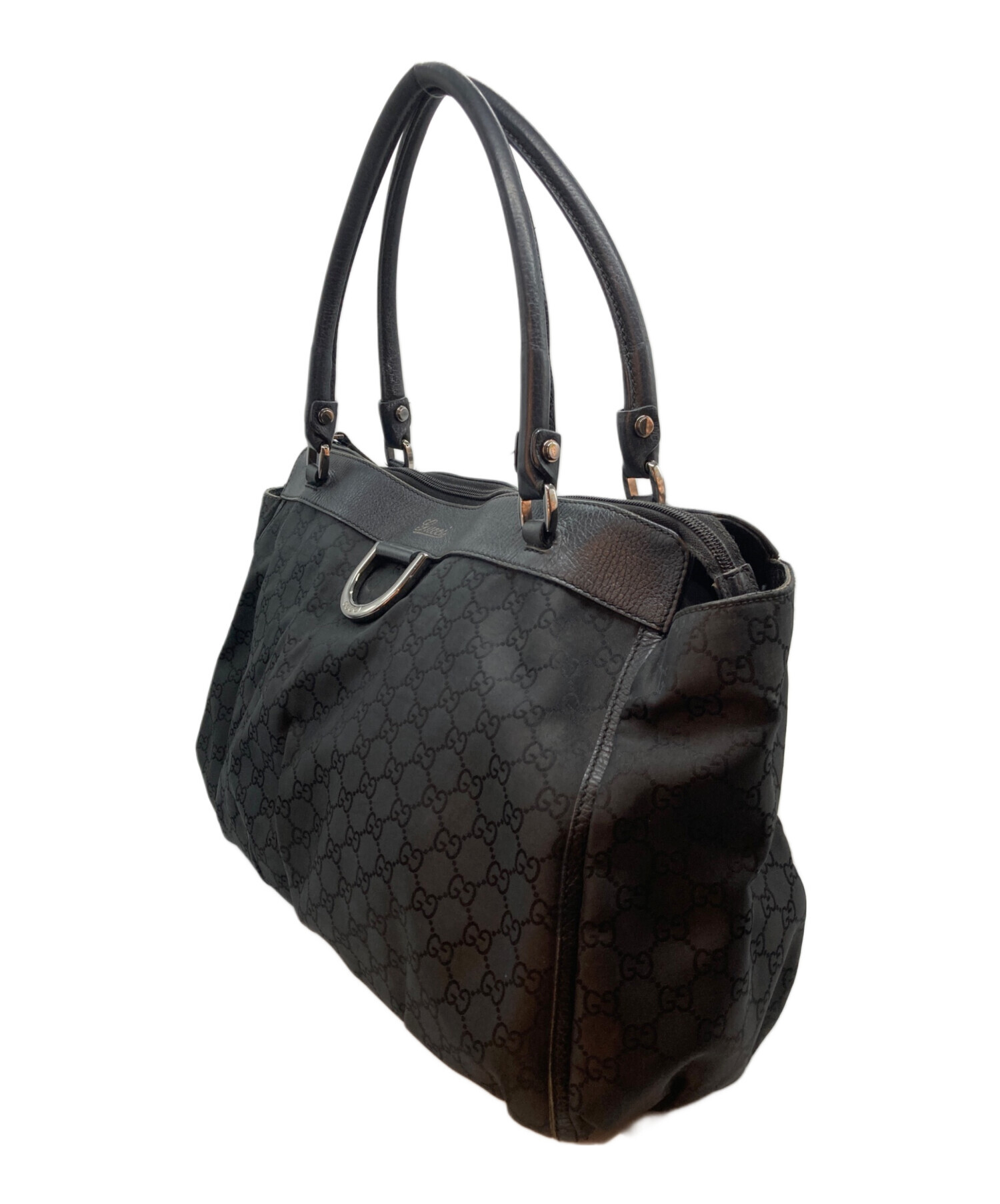 中古・古着通販】GUCCI (グッチ) アビーハンドバッグ ブラック 