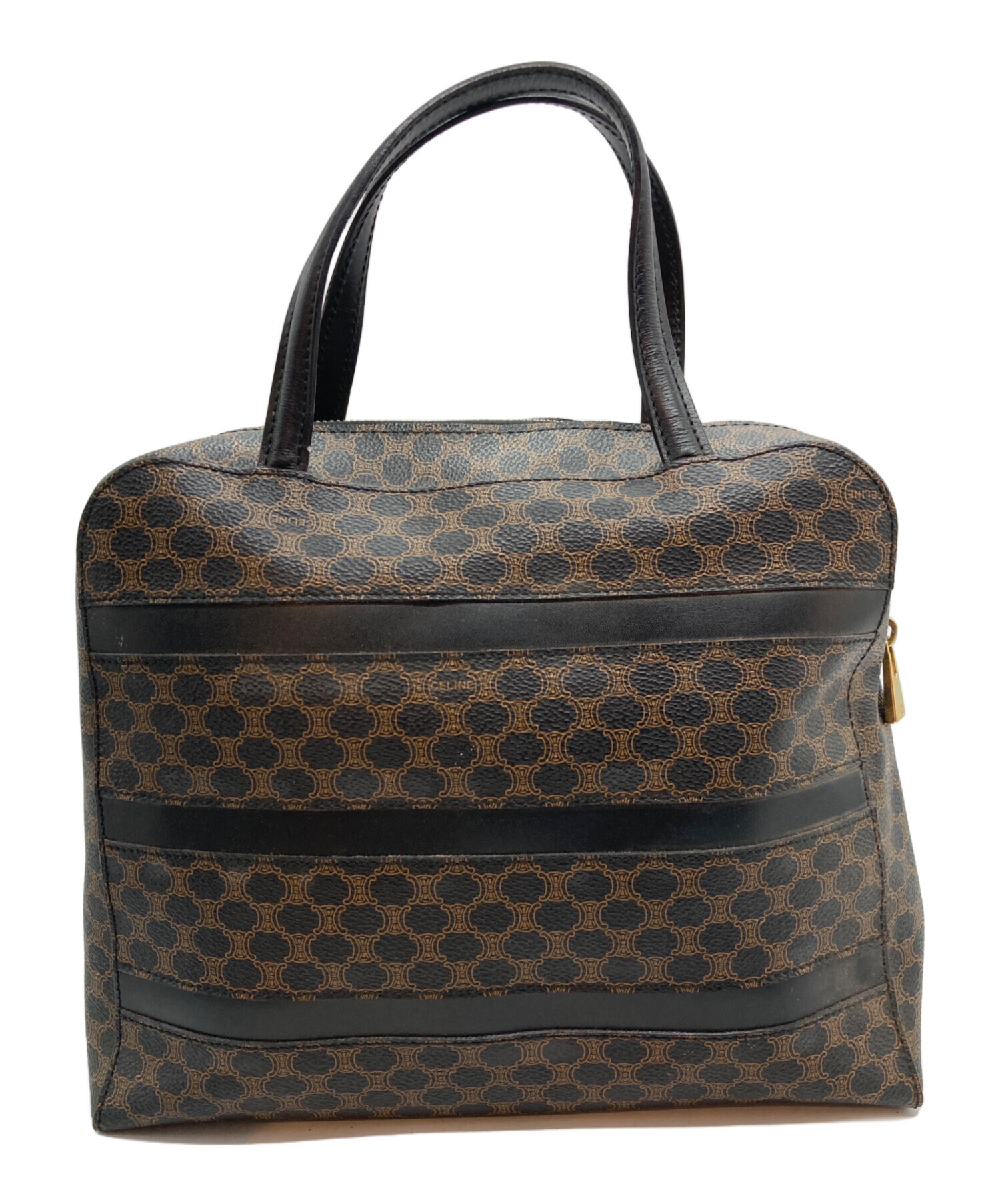 中古・古着通販】CELINE (セリーヌ) マカダムストライプハンドバッグ 