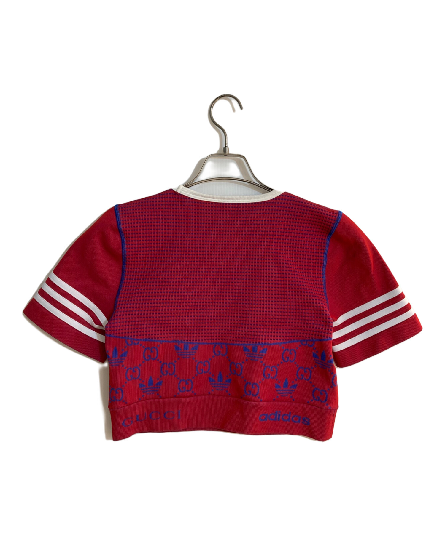 【新品未使用】グッチ　アディダス　GG総柄コート　レッド　691422 中古・古着通販】GUCCI (グッチ) adidas (アディダス) Red Logo
