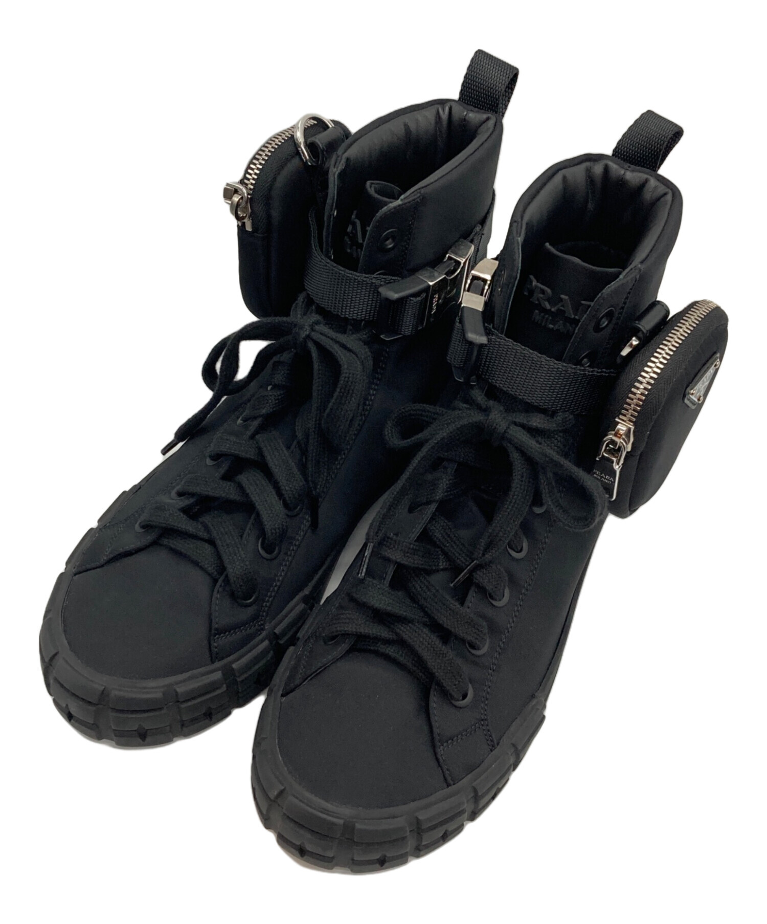 中古・古着通販】PRADA (プラダ) RE-NYLON WHEEL SNEAKERS/ナイロン