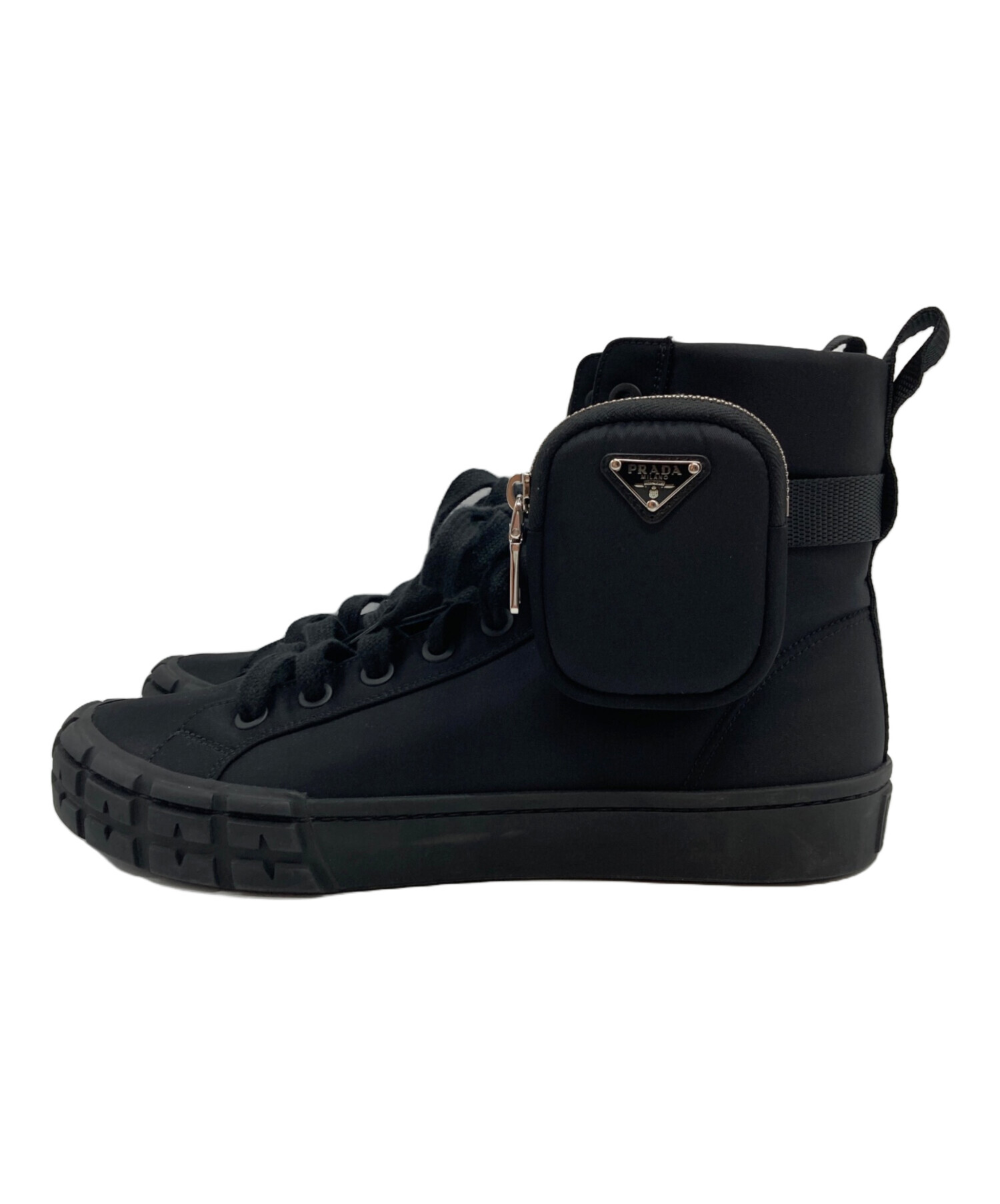 中古・古着通販】PRADA (プラダ) RE-NYLON WHEEL SNEAKERS/ナイロン