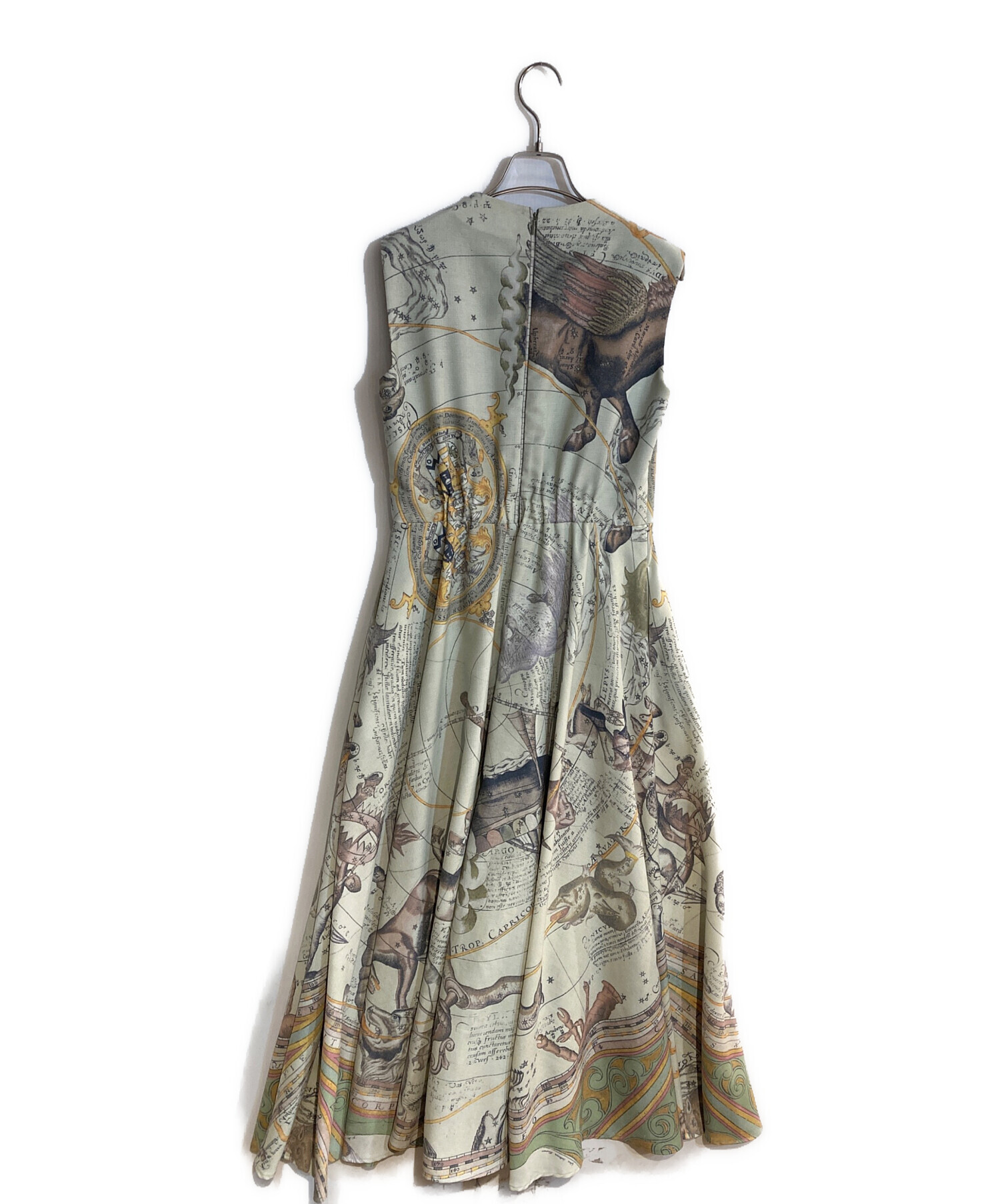 中古・古着通販】AMERI (アメリ) RILEY HOROSCOPE DRESS グリーン