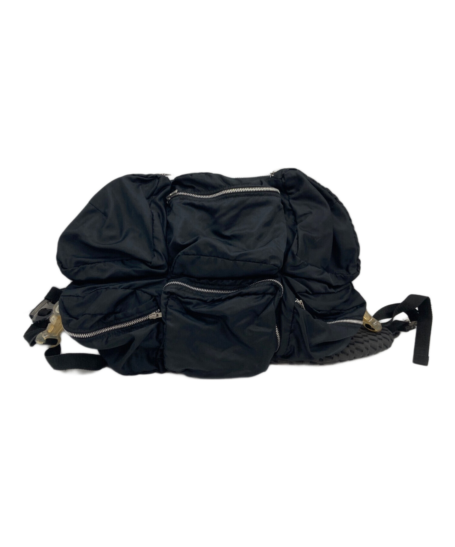 中古・古着通販】MIKIO SAKABE (ミキオサカベ) 7POCKETS BAG ブラック