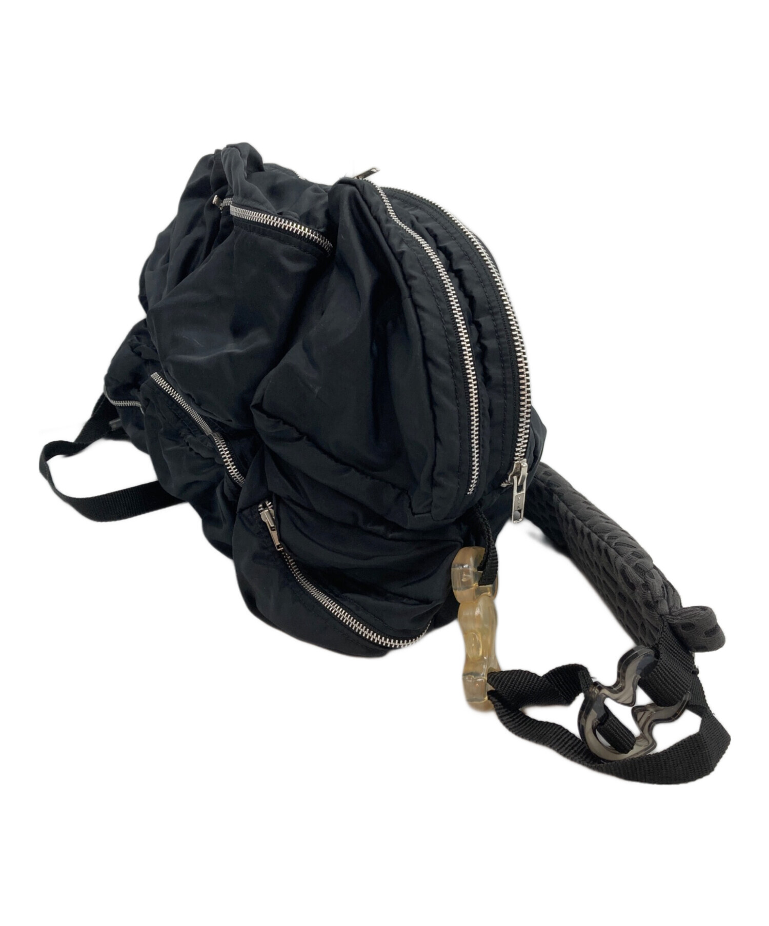 中古・古着通販】MIKIO SAKABE (ミキオサカベ) 7POCKETS BAG ブラック 