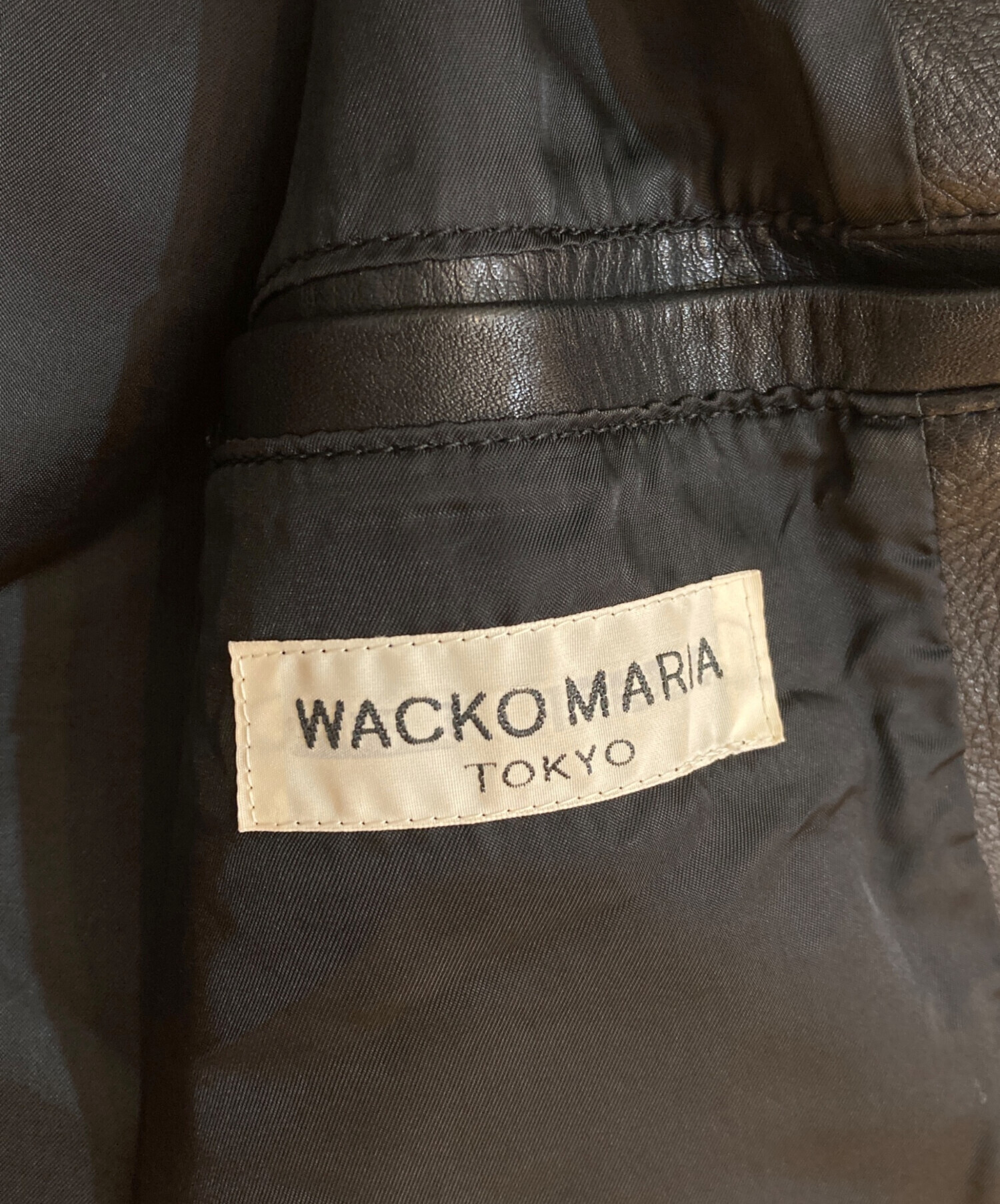 み*と様 【期間限定セール】WACKO MARIA シングルライダース M 中古・古着通販】WACKO MARIA (ワコマリア) シングルライダース