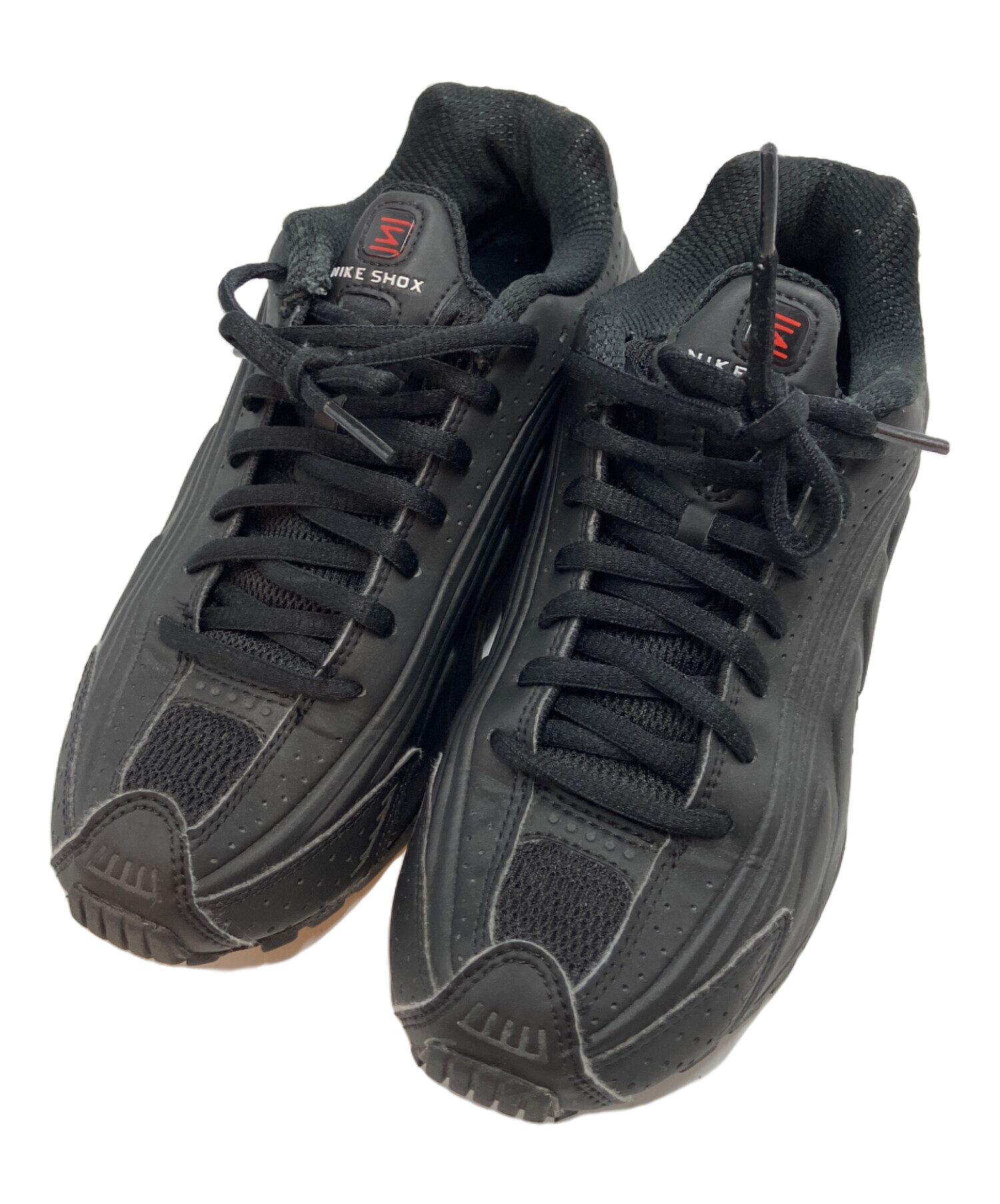 中古・古着通販】NIKE (ナイキ) SHOX R4 BLACK/BLACK-BLACK-MAX ORANGE 