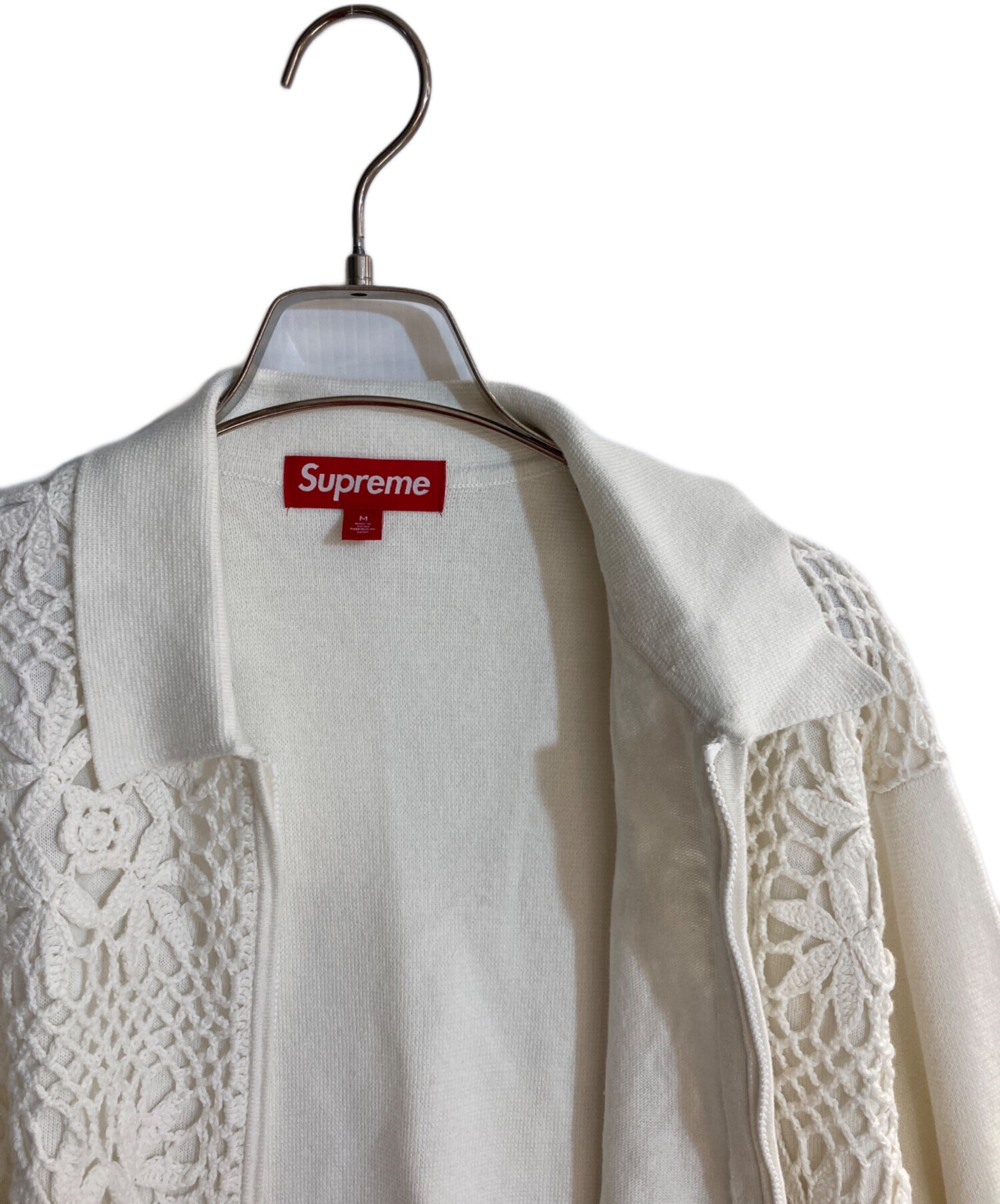 中古・古着通販】Supreme (シュプリーム) Crochet Zip Up Cardigan