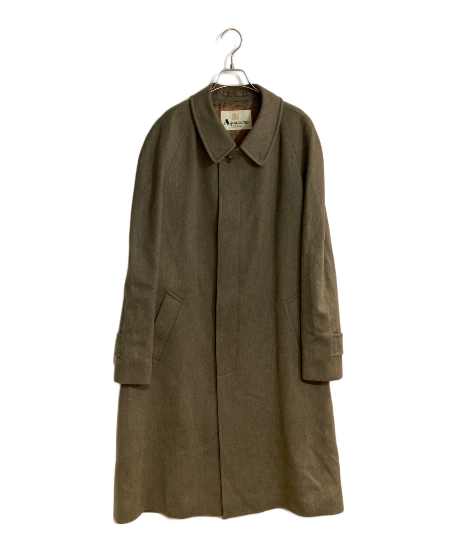 中古・古着通販】Aquascutum (アクアスキュータム) ウールステンカラー