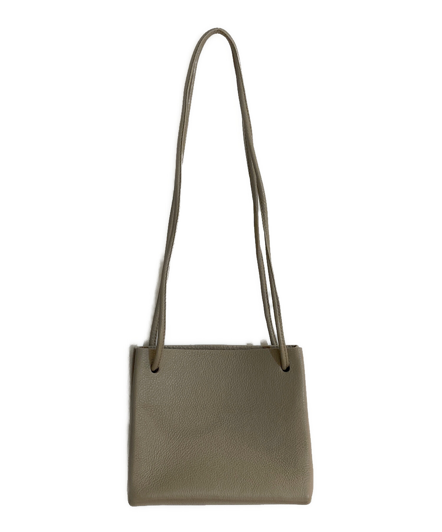 未使用/Aeta アエタ　ショルダーバッグ　2way バスケット　グレー　M 中古・古着通販】Aeta (アエタ) 2WAY SHOULDER BAG ベージュ｜ブランド