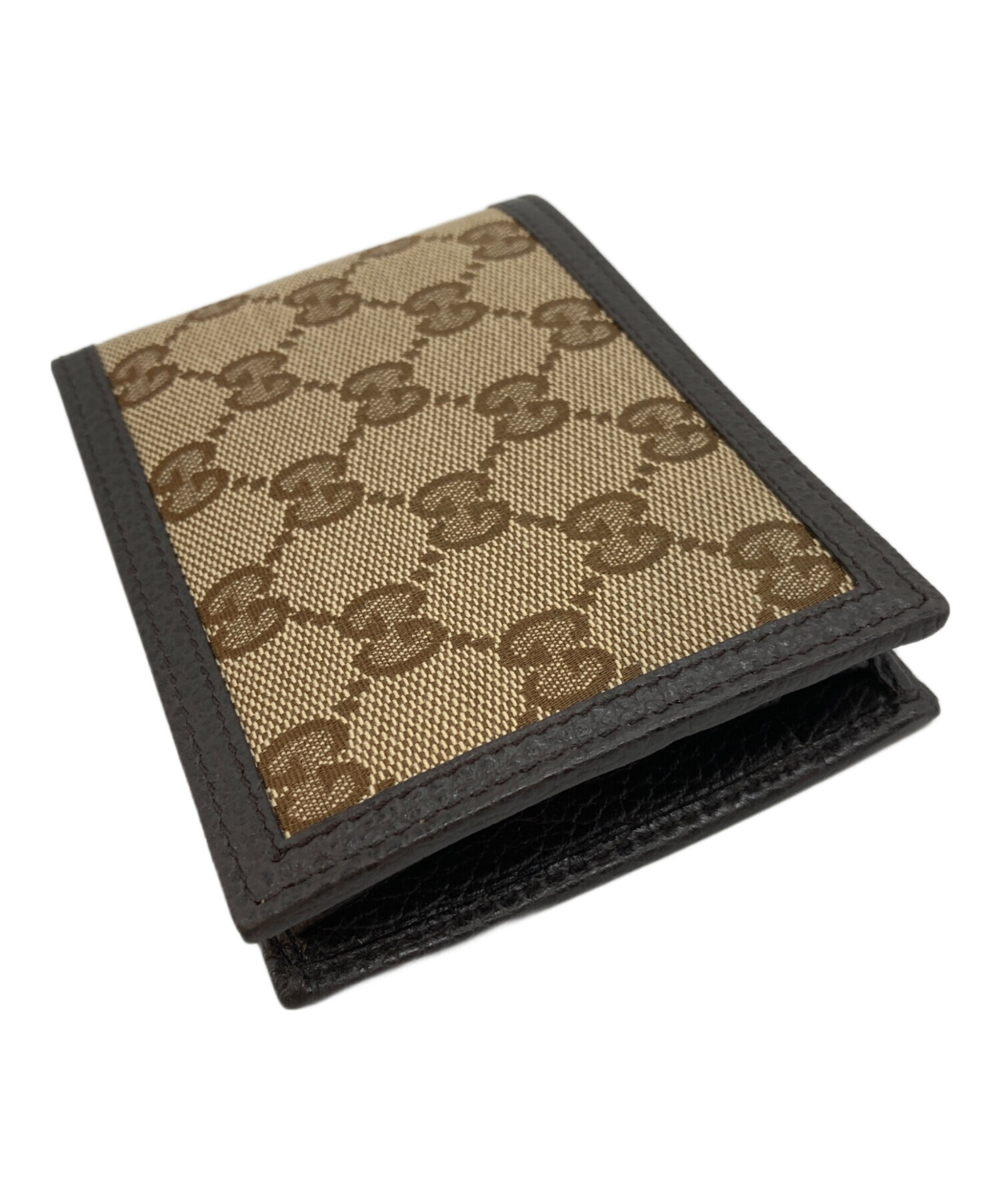 グッチ 財布 メンズ GUCCI 折財布 GGランバス プリント ブラウン/ブルー 673000【中古】 GUCCI（グッチ） 財布 ラウンドファスナー長財布 メンズ レッド 449347