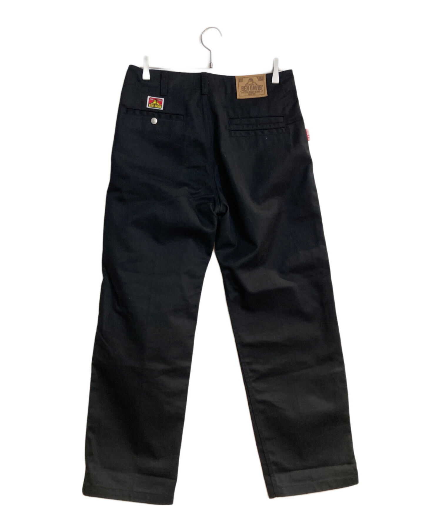 BEN DAVIS 極太 ワイドパンツ 黒 W32 フリスコ 美品 中古・古着通販】BEN DAVIS (ベンデイビス) フリスコパンツ ブラック