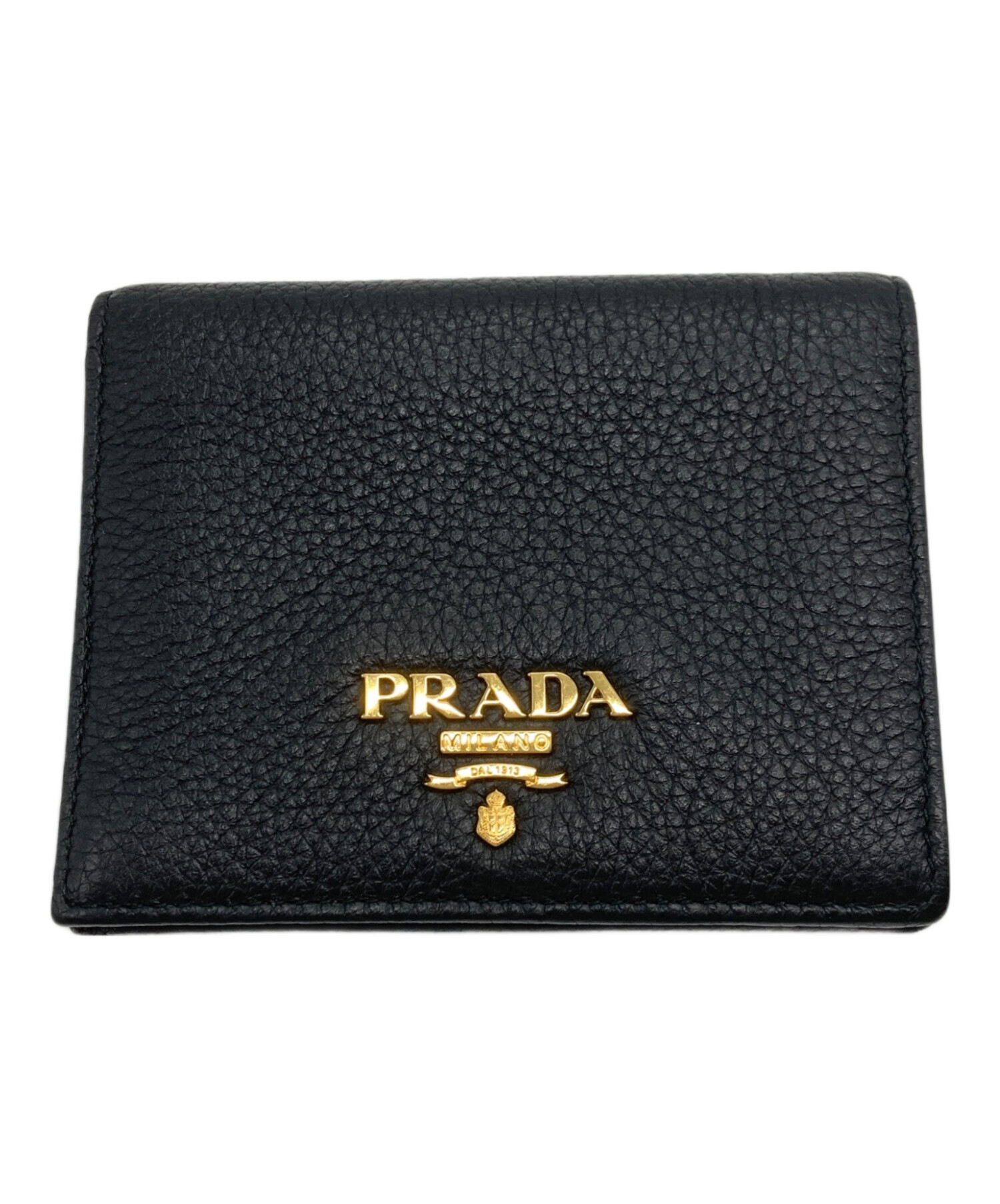 中古・古着通販】PRADA (プラダ) サフィアーノレザー2つ折り財布