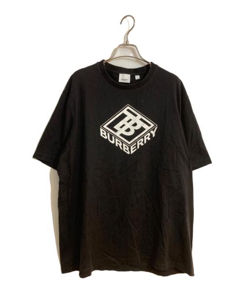 中古・古着通販】BURBERRY (バーバリー) ロゴTシャツ ブラック サイズ