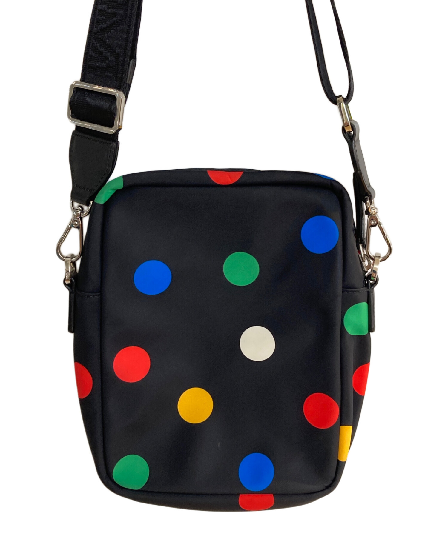中古・古着通販】MCM (エムシーエム) ドットショルダーバッグ ブラック 