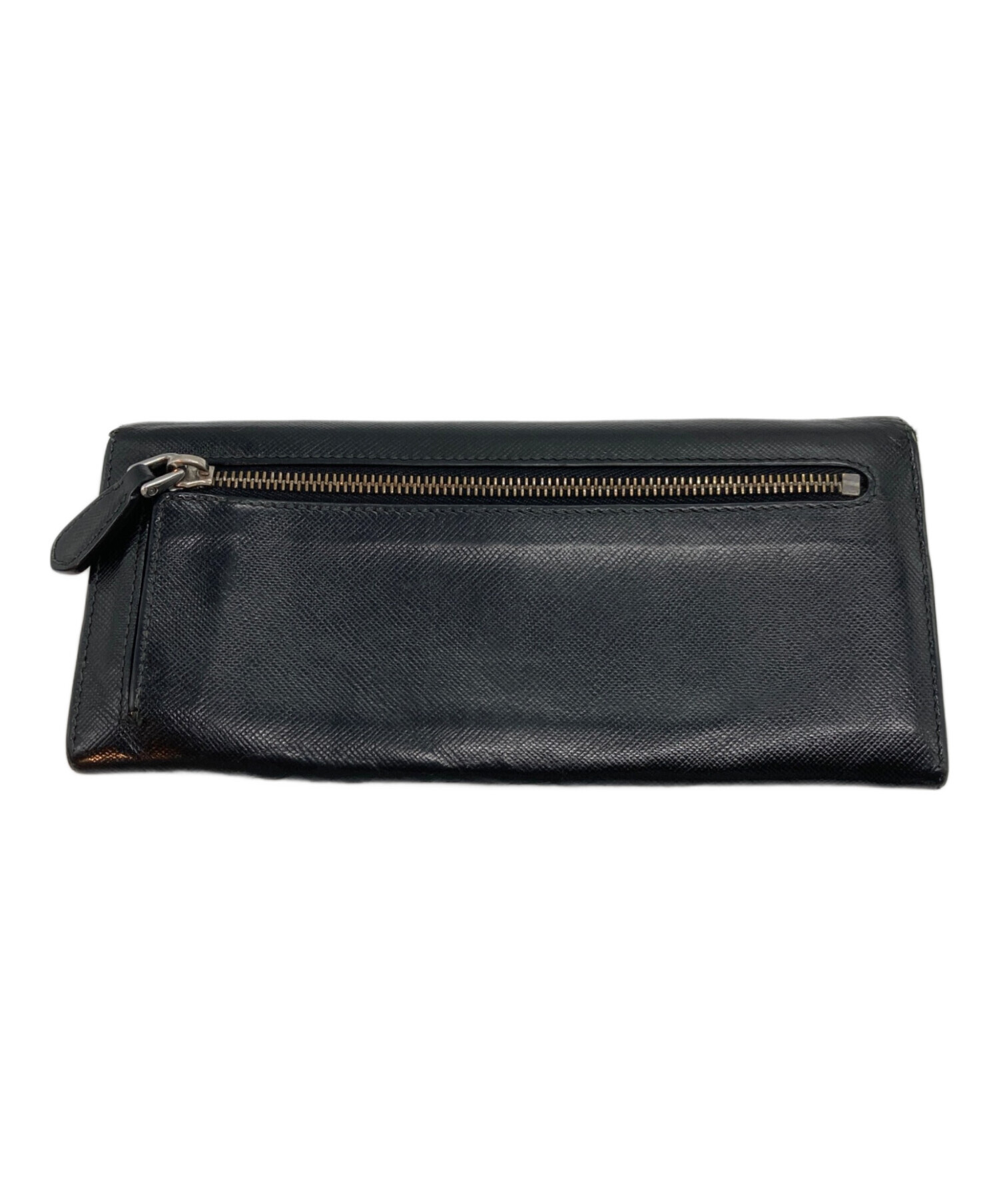 中古・古着通販】PRADA (プラダ) 三角ロゴプレート付きサフィアーノ長
