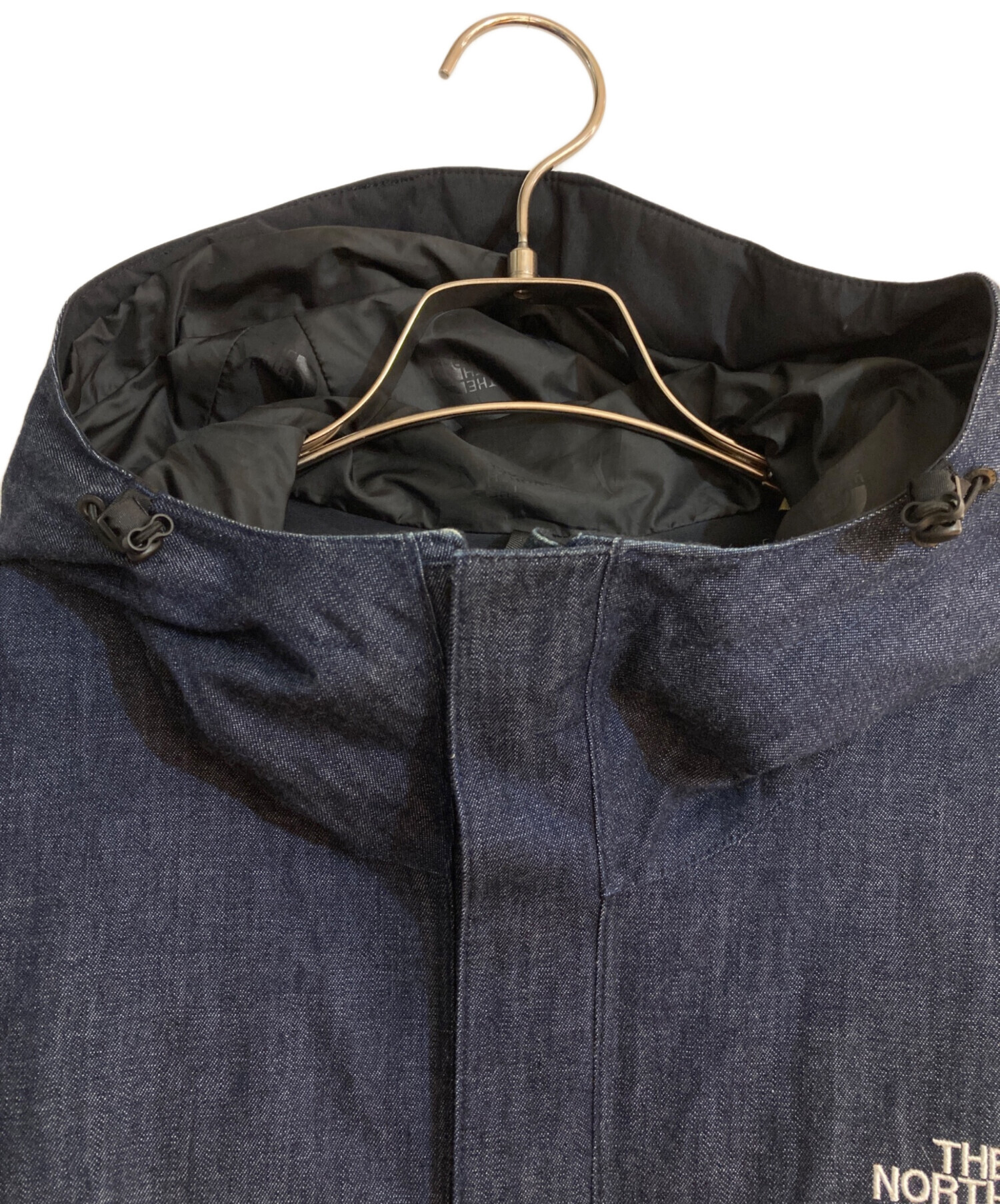 【超希少】ザノースフェイス スクープジャケット インディゴ デニム Lサイズ 中古・古着通販】THE NORTH FACE (ザ ノース フェイス) Denim Scoop