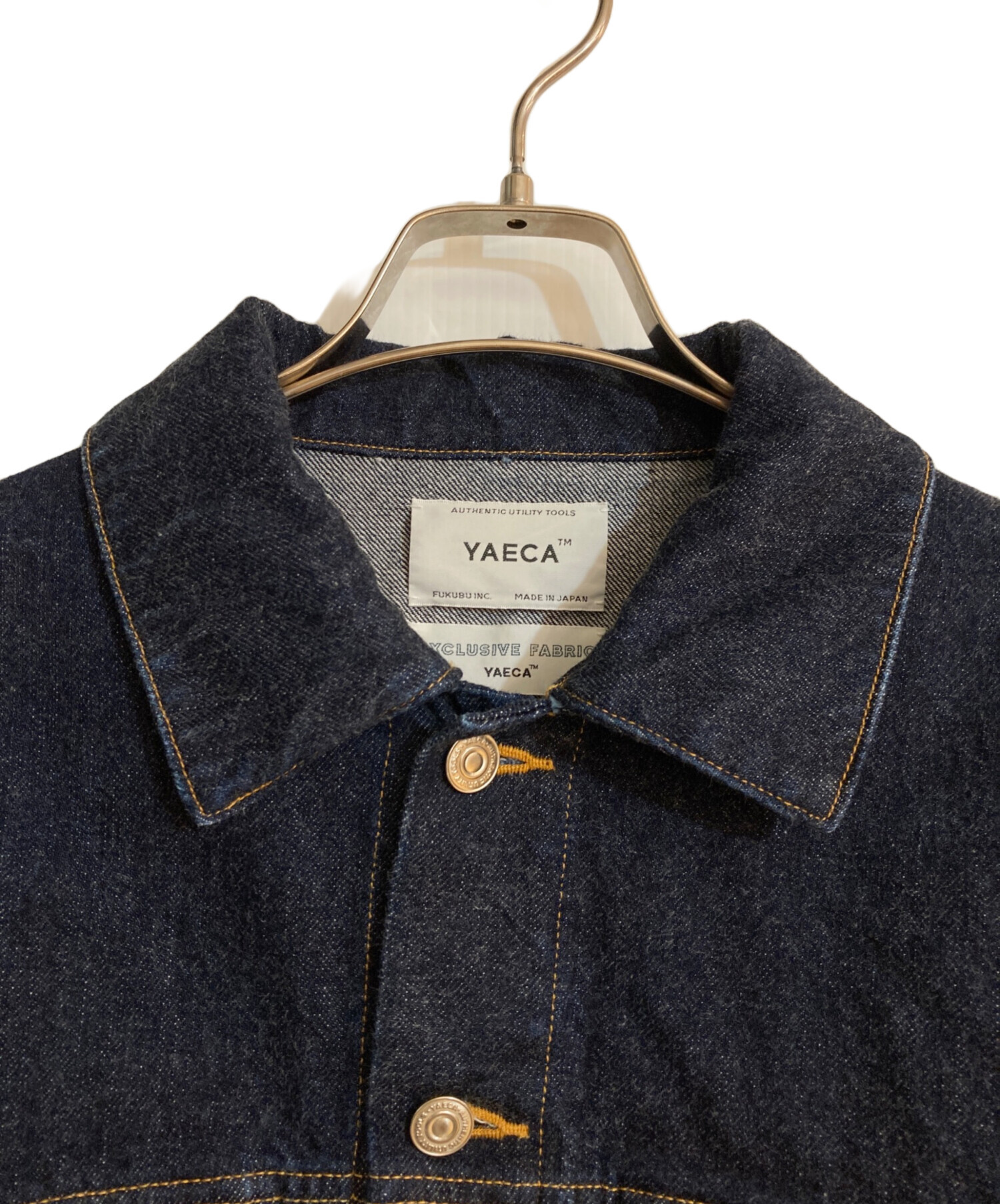 中古・古着通販】YAECA (ヤエカ) デニムジャケット ネイビー サイズ:M 