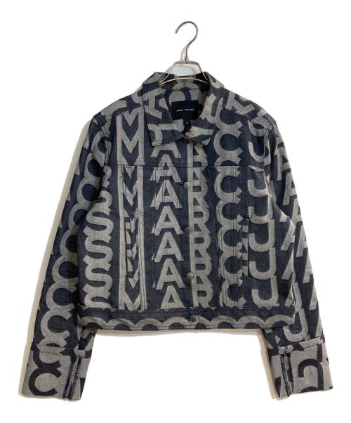 MARC JACOBS モノグラムデニムジャケット 新品 Lサイズ 中古・古着通販】MARC JACOBS (マークジェイコブス) モノグラムデニム