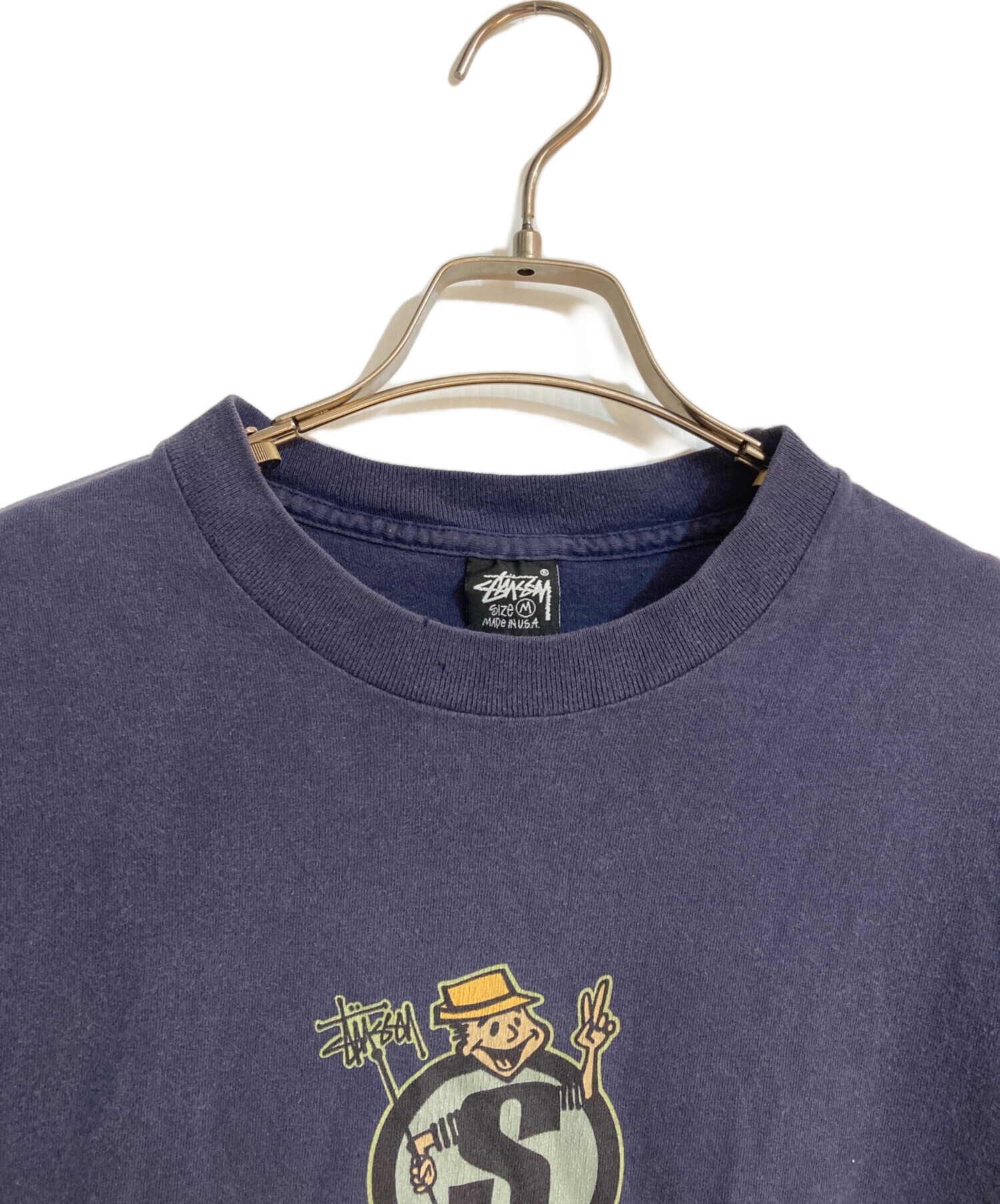 中古・古着通販】stussy (ステューシー) オールドプリントtシャツ 中古・古着通販】stussy (ステューシー) オールドプリントtシャツ