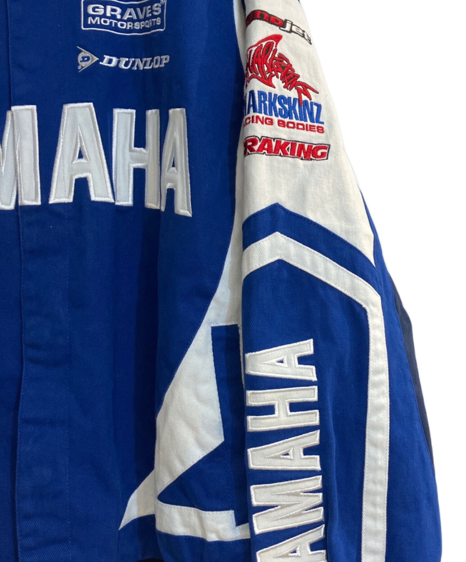 YAMAHA レーシングジャケット 青 中古・古着通販】JH Design (ジェイエイチデザイン) YAMAHA (ヤマハ