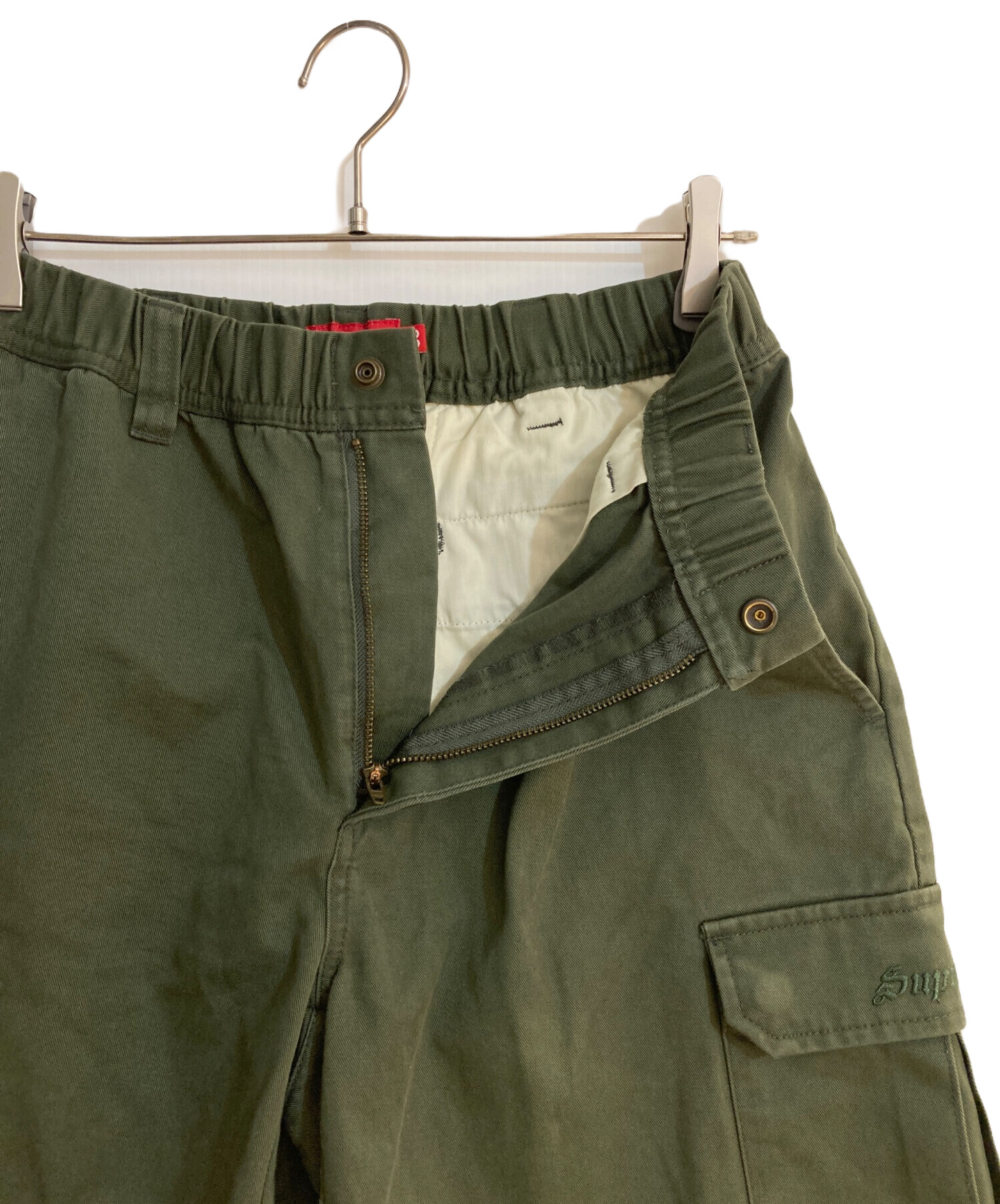 中古supreme Cargo Work Short カーキ　34 Supreme（シュプリーム） カーキ ワーク チノ ショーツ パンツ カーキ