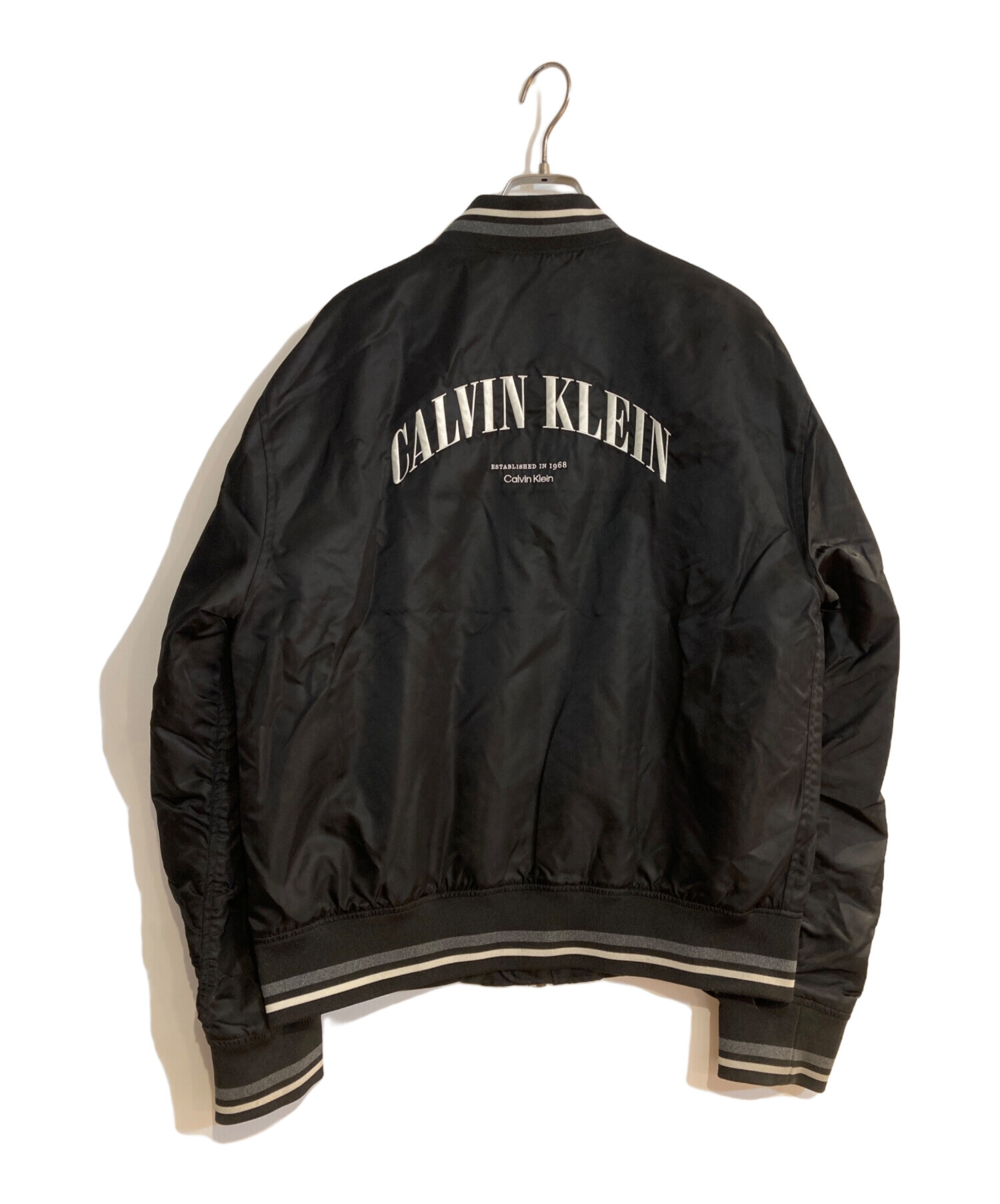 ブラック MA-1 カルバンクライン 中古・古着通販】Calvin Klein (カルバンクライン) LS UNFILLED NYLON