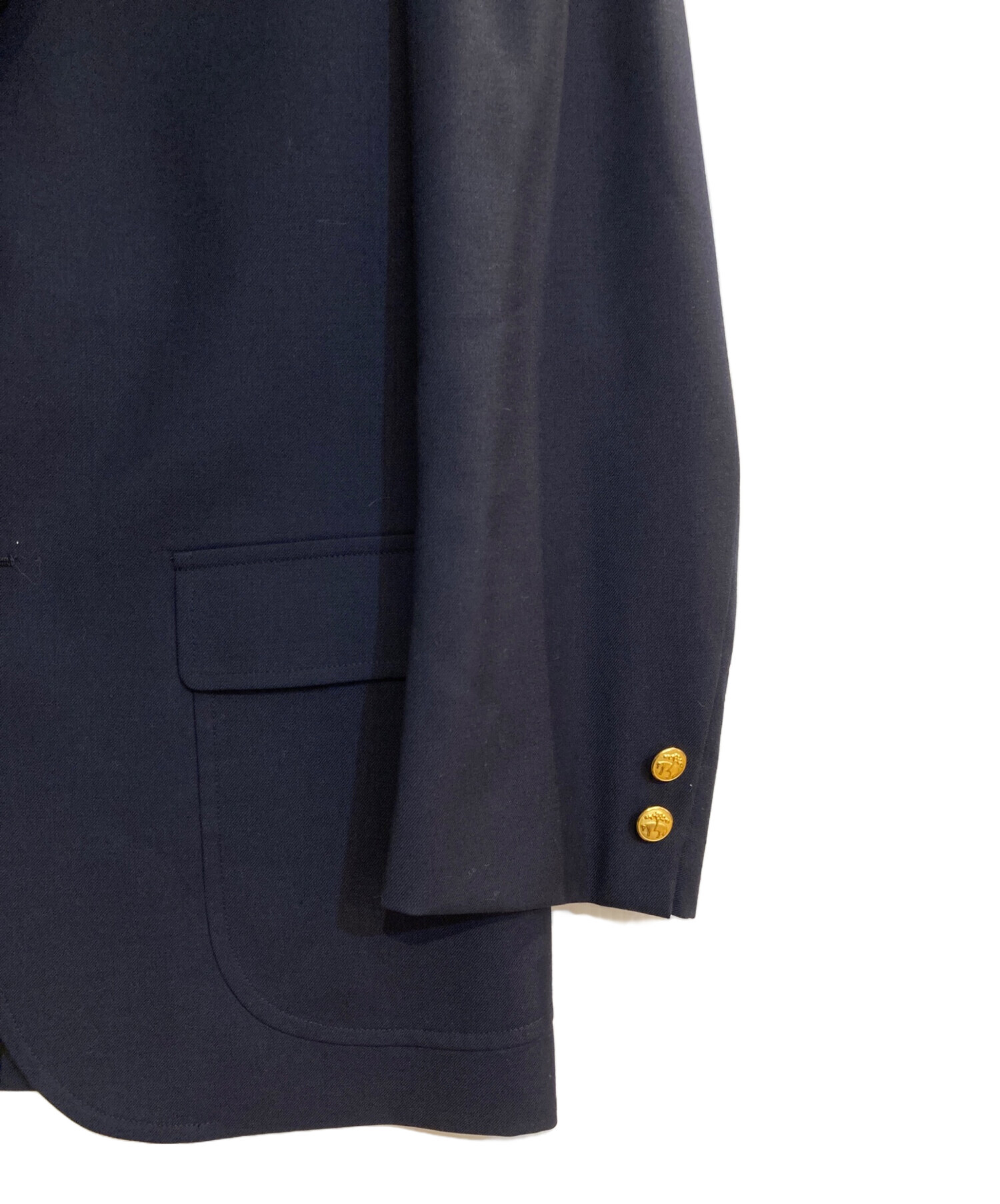 ブルックスブラザーズ テーラードジャケット 金ボタン Tollegno 1900 中古・古着通販】BROOKS BROTHERS (ブルックスブラザーズ) TOLLEGNO社