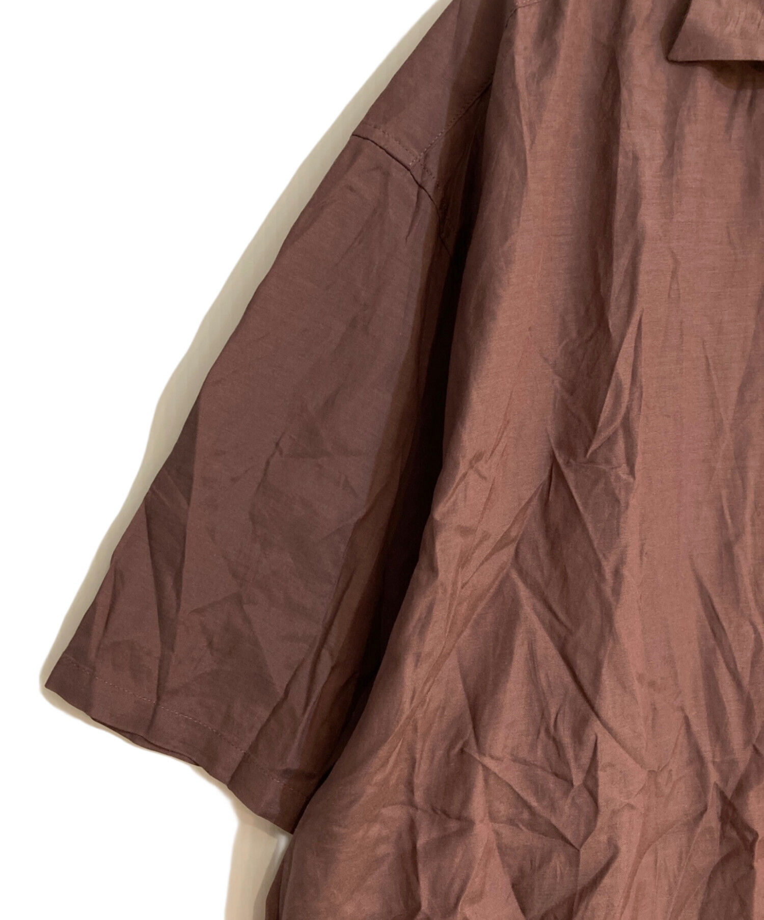 中古・古着通販】AMBUSH (アンブッシュ) S/S Satin Shirt ブラウン