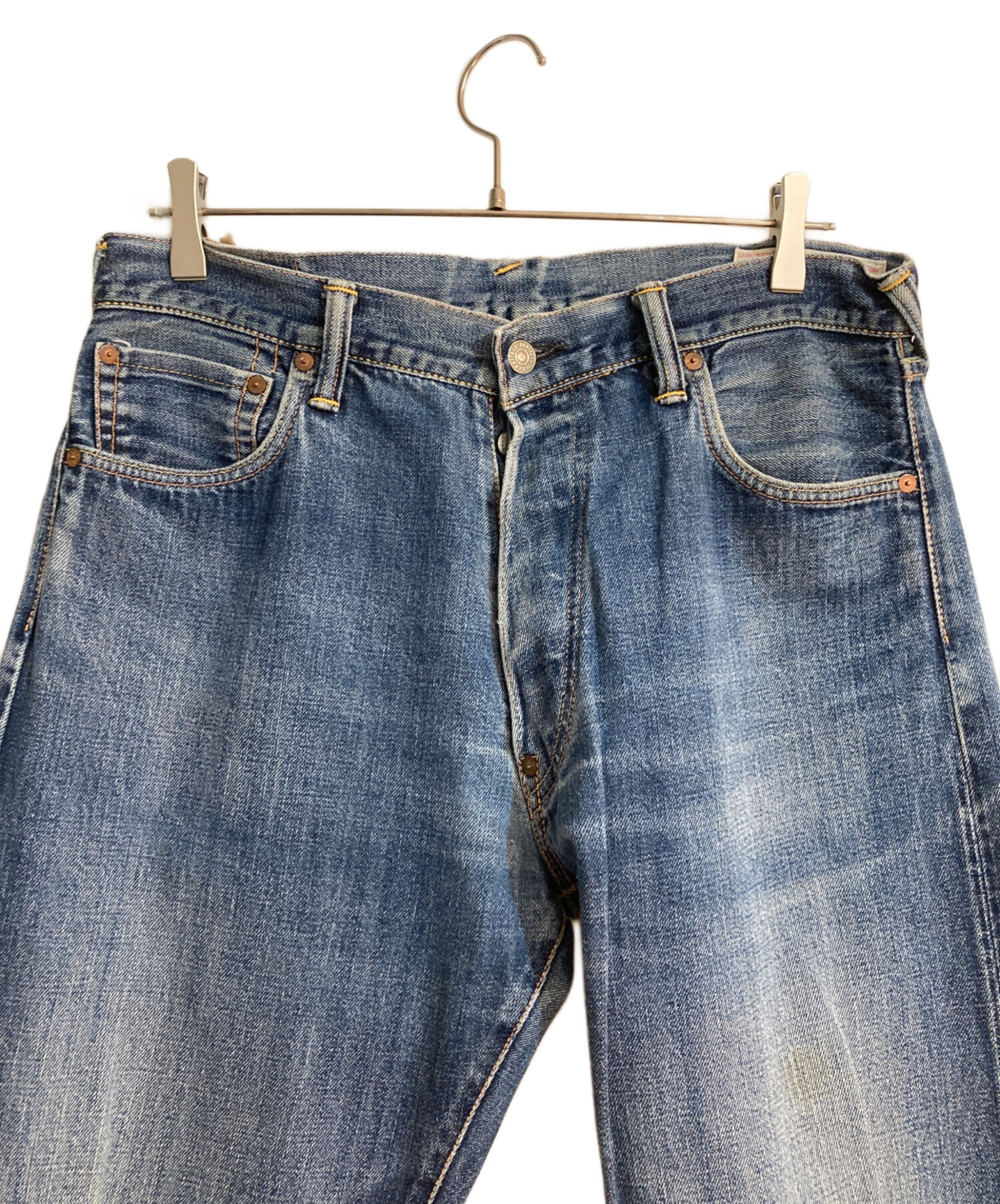 即決！良品！EVISU　エビス　デニムパンツ　W34　L35　エヴィス 即決[W34]濃紺 エヴィス 20周年記念 限定 刺繍 大黒 ビンテージ復刻