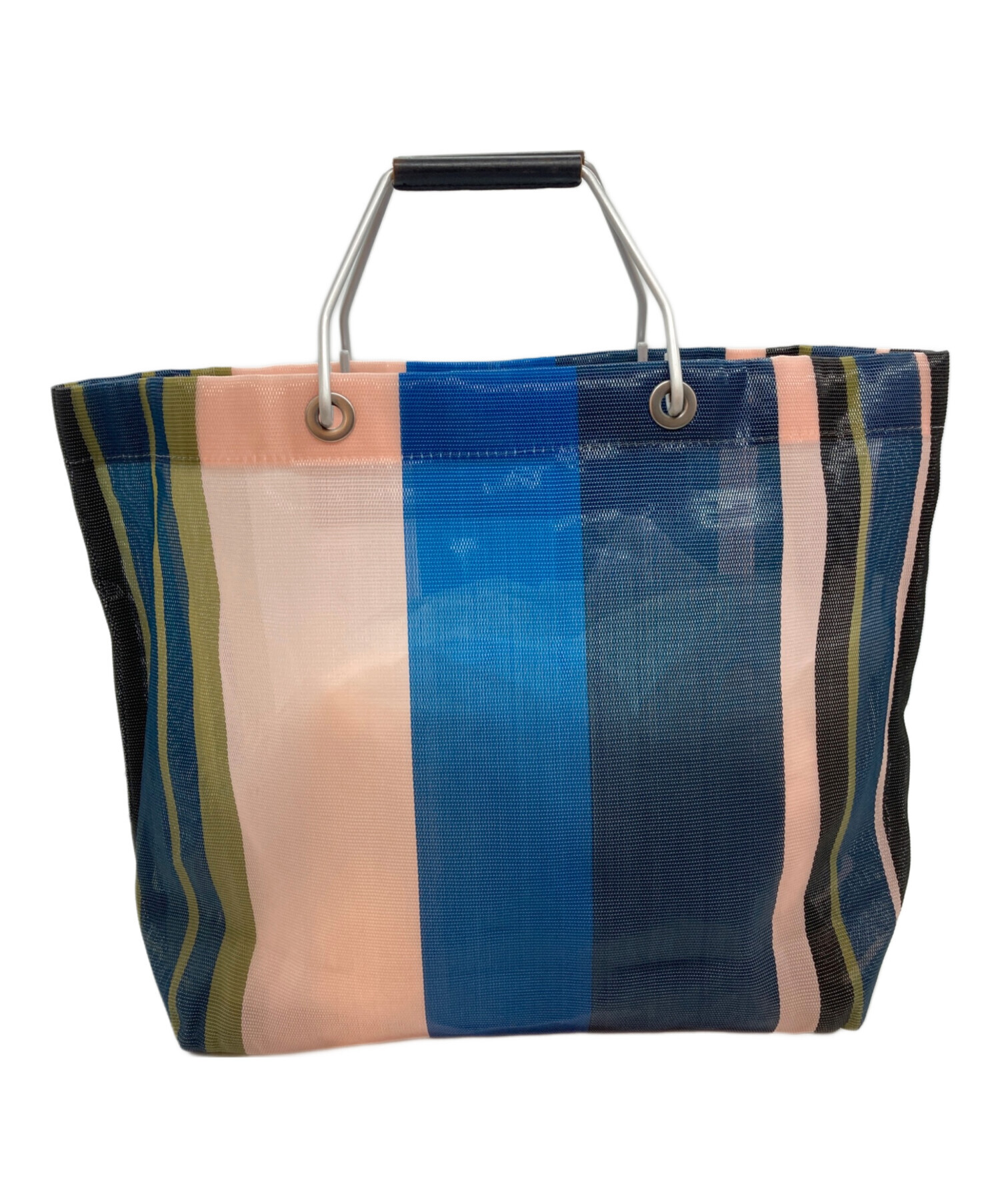 中古・古着通販】MARNI (マルニ) MARNI MARKET STRIPE BAG ピンク