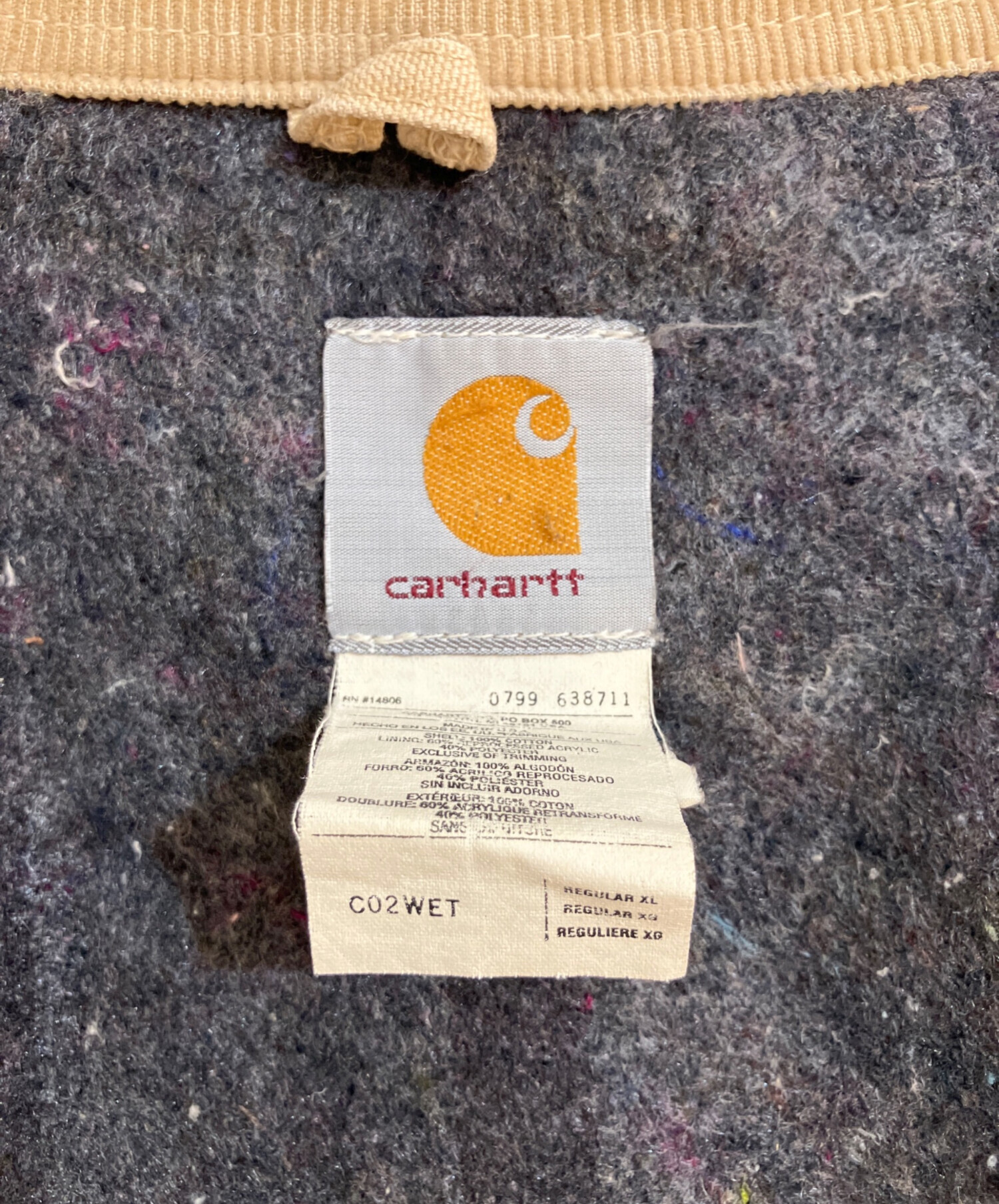中古・古着通販】CarHartt (カーハート) USA製 チョアコート ベージュ