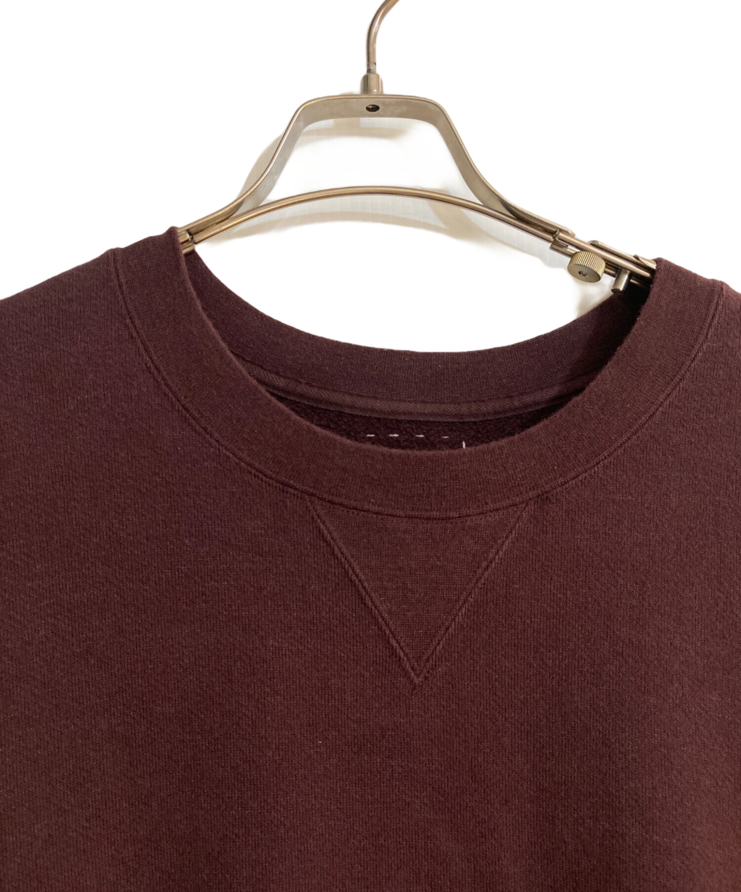 中古・古着通販】VISVIM (ビズビム) COURT SWEAT L/S ボルドー サイズ