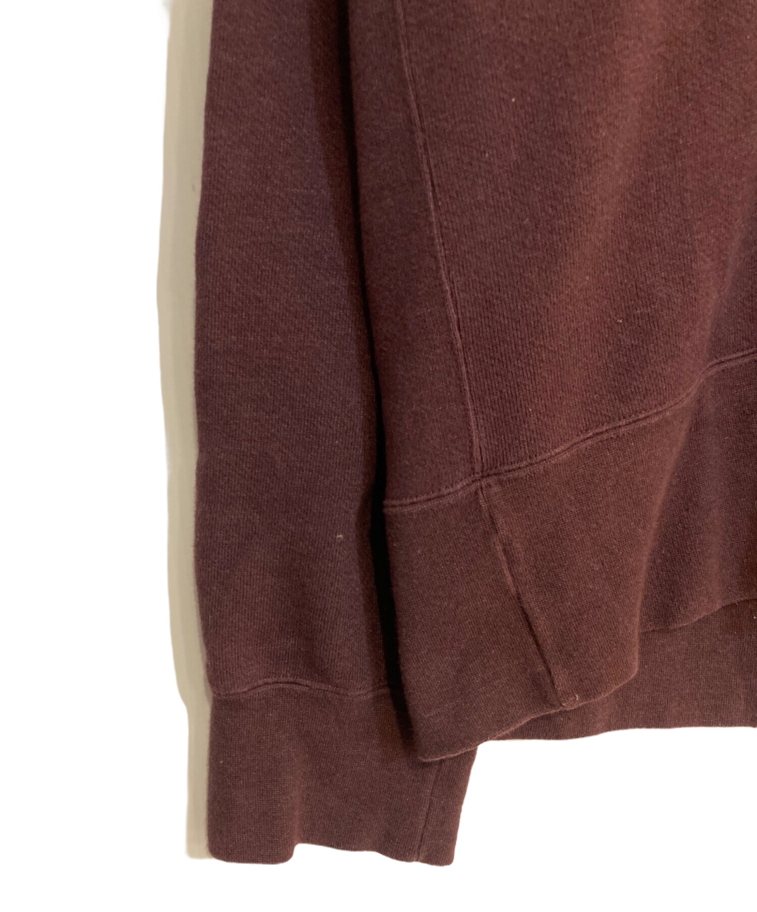 中古・古着通販】VISVIM (ビズビム) COURT SWEAT L/S ボルドー サイズ 中古・古着通販】VISVIM (ビズビム) COURT SWEAT L/S ボルドー サイズ