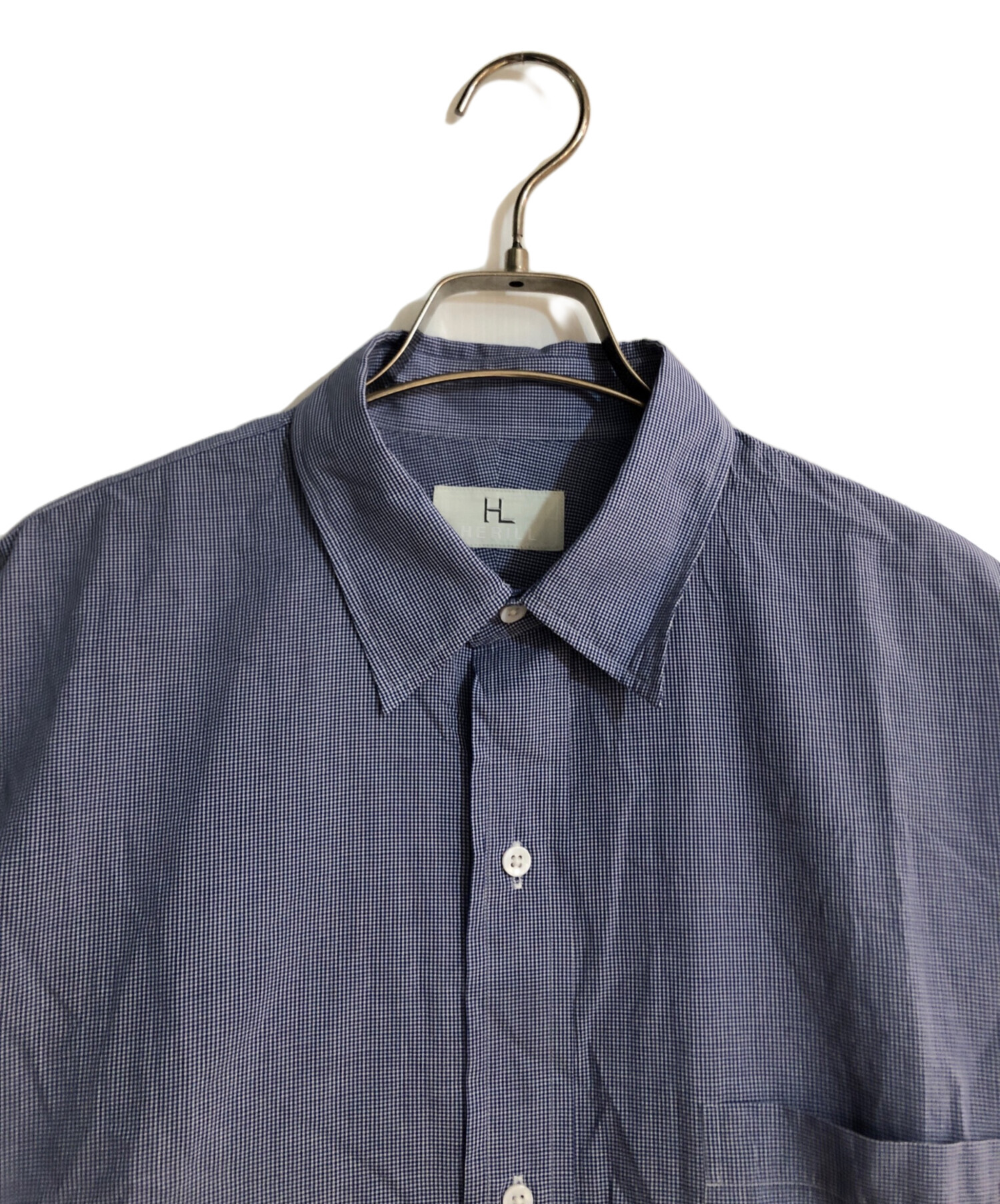 中古・古着通販】HERILL (ヘリル) Twist Voile Shirt/ツイストボイル