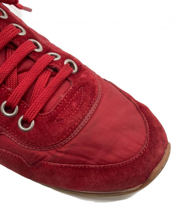 Louis Vuitton レッド スニーカー 中古・古着通販】LOUIS VUITTON (ルイ ヴィトン) ローカットスニーカー