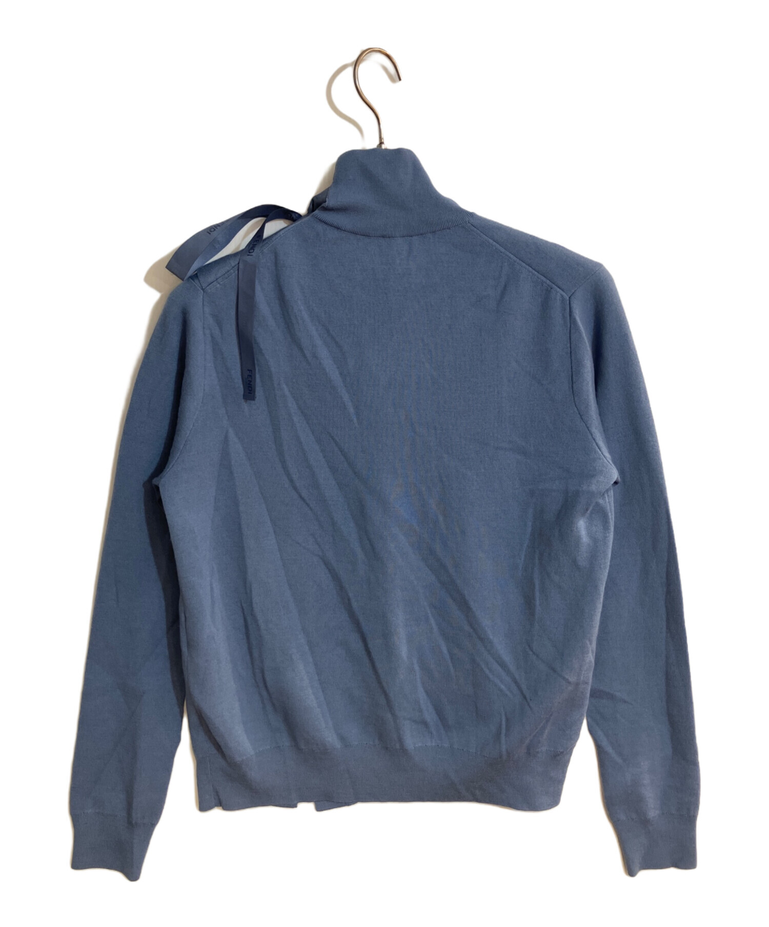 中古・古着通販】FENDI (フェンディ) ロゴテープカットワークニット