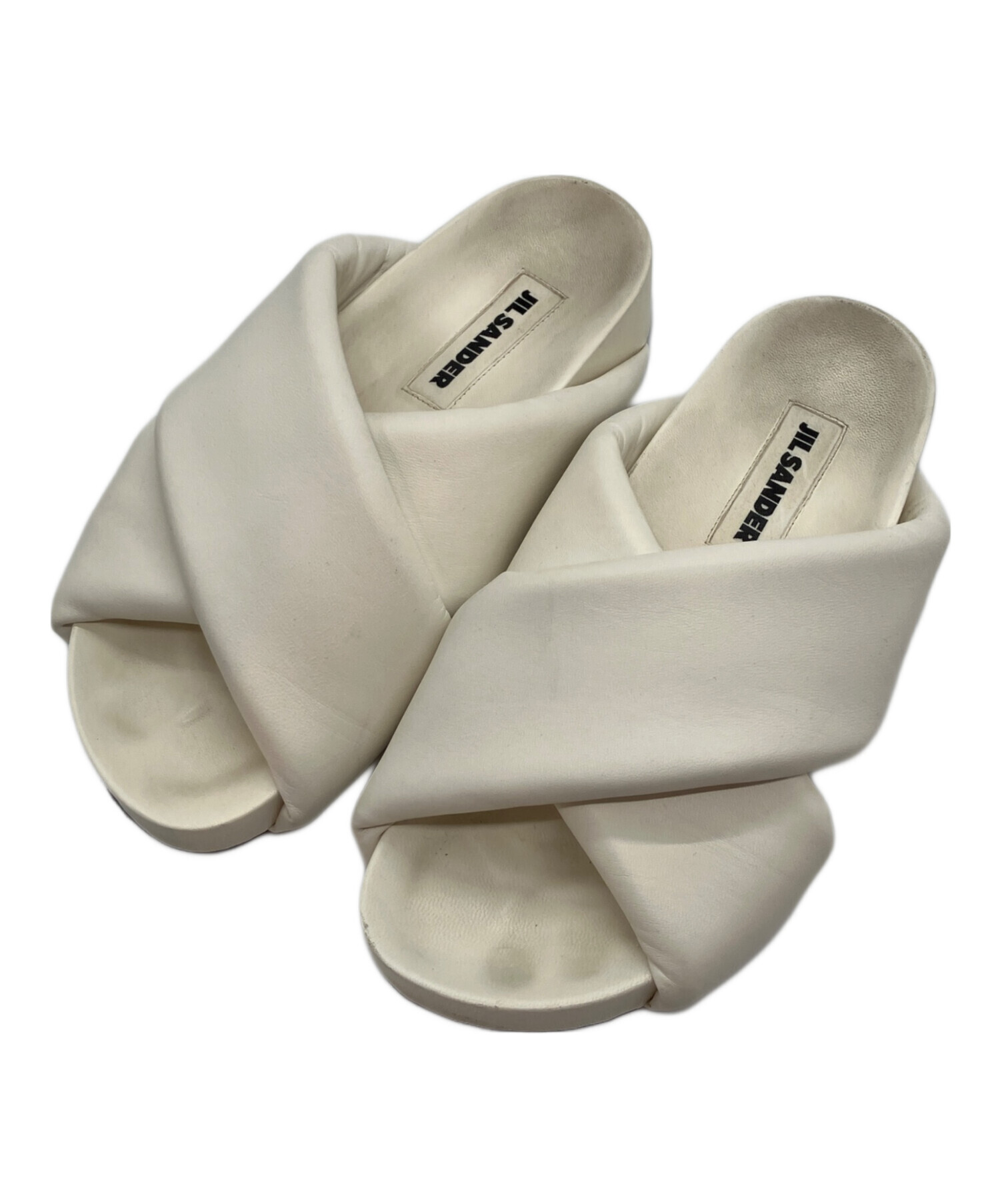 中古・古着通販】JIL SANDER (ジルサンダー) クロスストラップサンダル