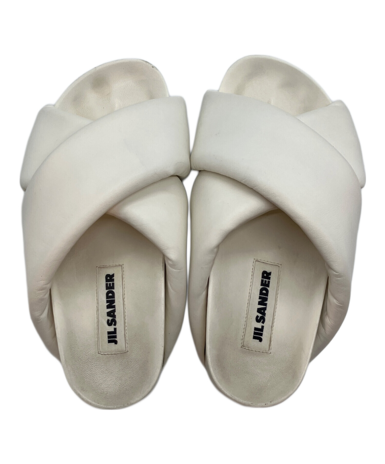 中古・古着通販】JIL SANDER (ジルサンダー) クロスストラップサンダル